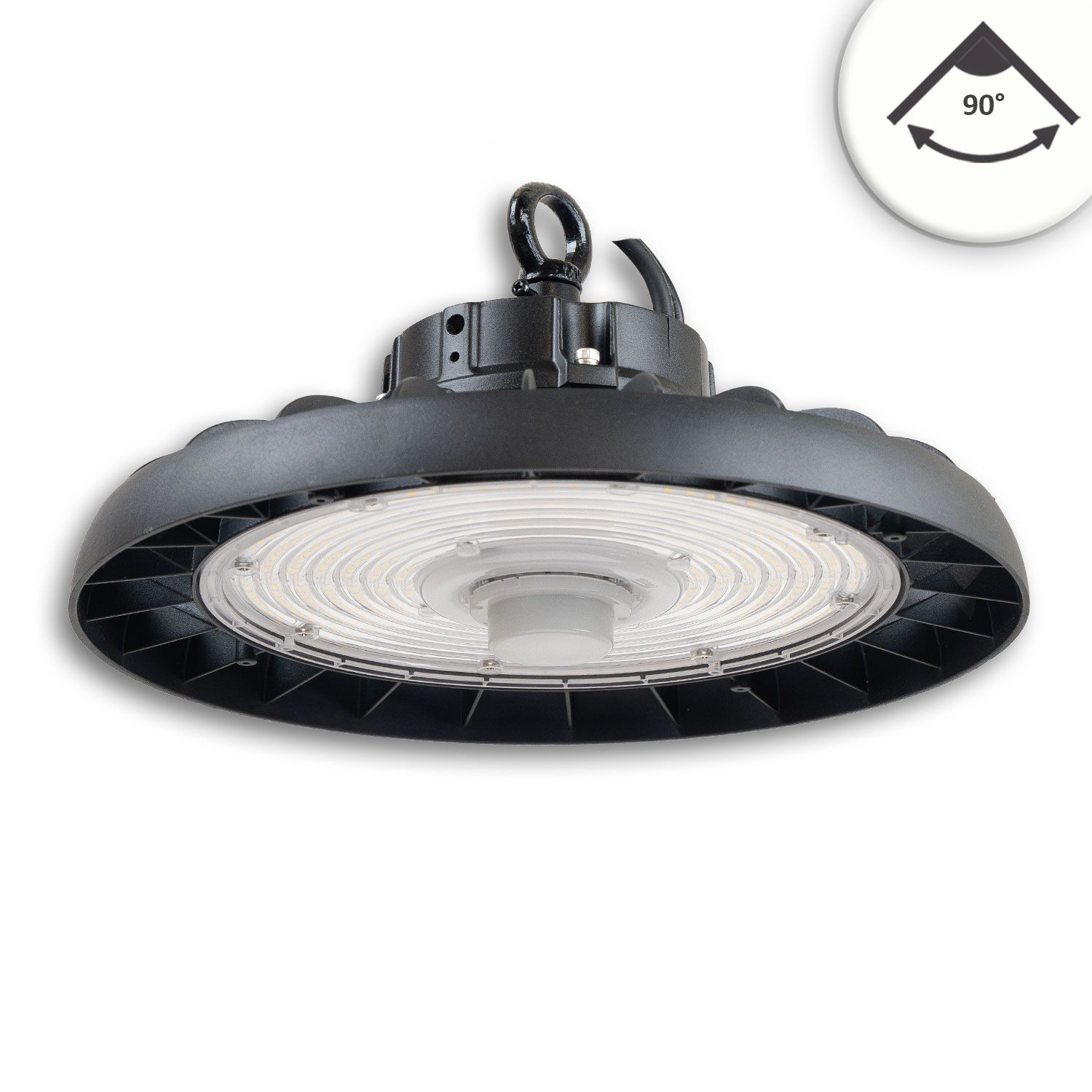 ISOLED LED Hallenleuchte FL2 200W, 90°, IK10, IP65, DALI dimmbar, neutralweiß - 1