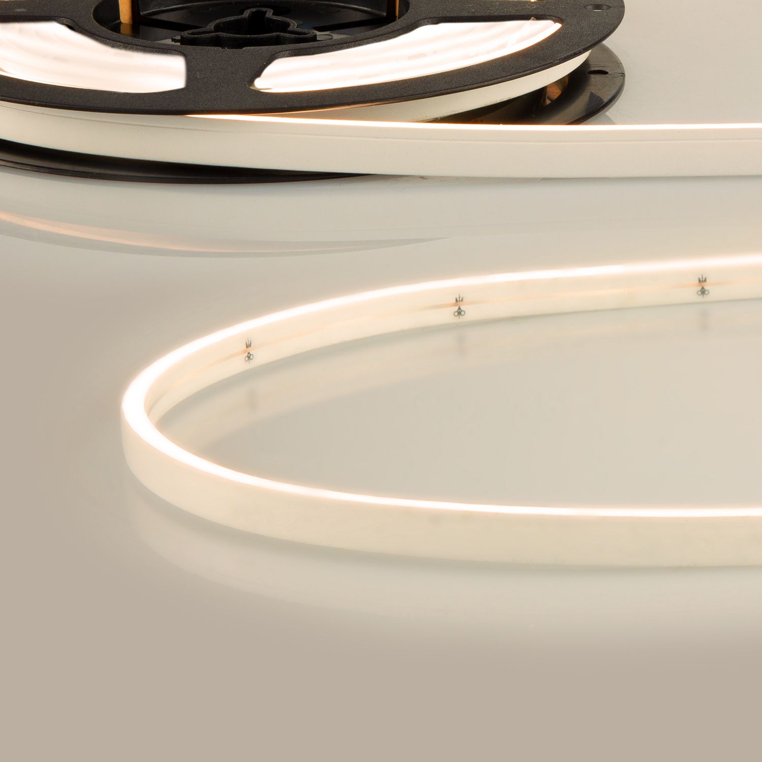 ISOLED LED NEON930 Flexband B04H08, 24V DC, 10W, IP67, 3000K, 5m Rolle, 180 LED/m, inkl. Montageclips - 1