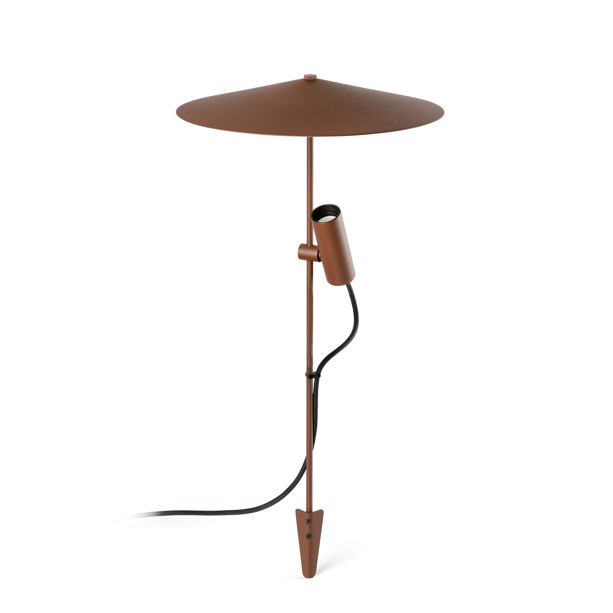 Faro CLAP 630 Erdspieß rostbraun 6W 3000K 38° mit platte S 24V Faro CLAP 630 Erdspieß rostbraun 6W 3000K 38° mit platte S 24V - 1