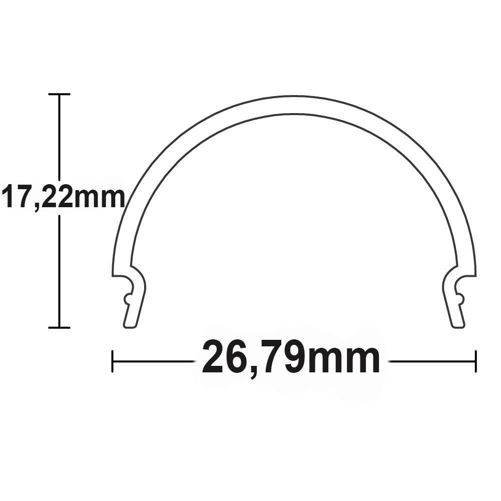 ISOLED Abdeckung COVER13 opal 200cm für SURF20(FLAT)/DIVE20(FLAT) - 2