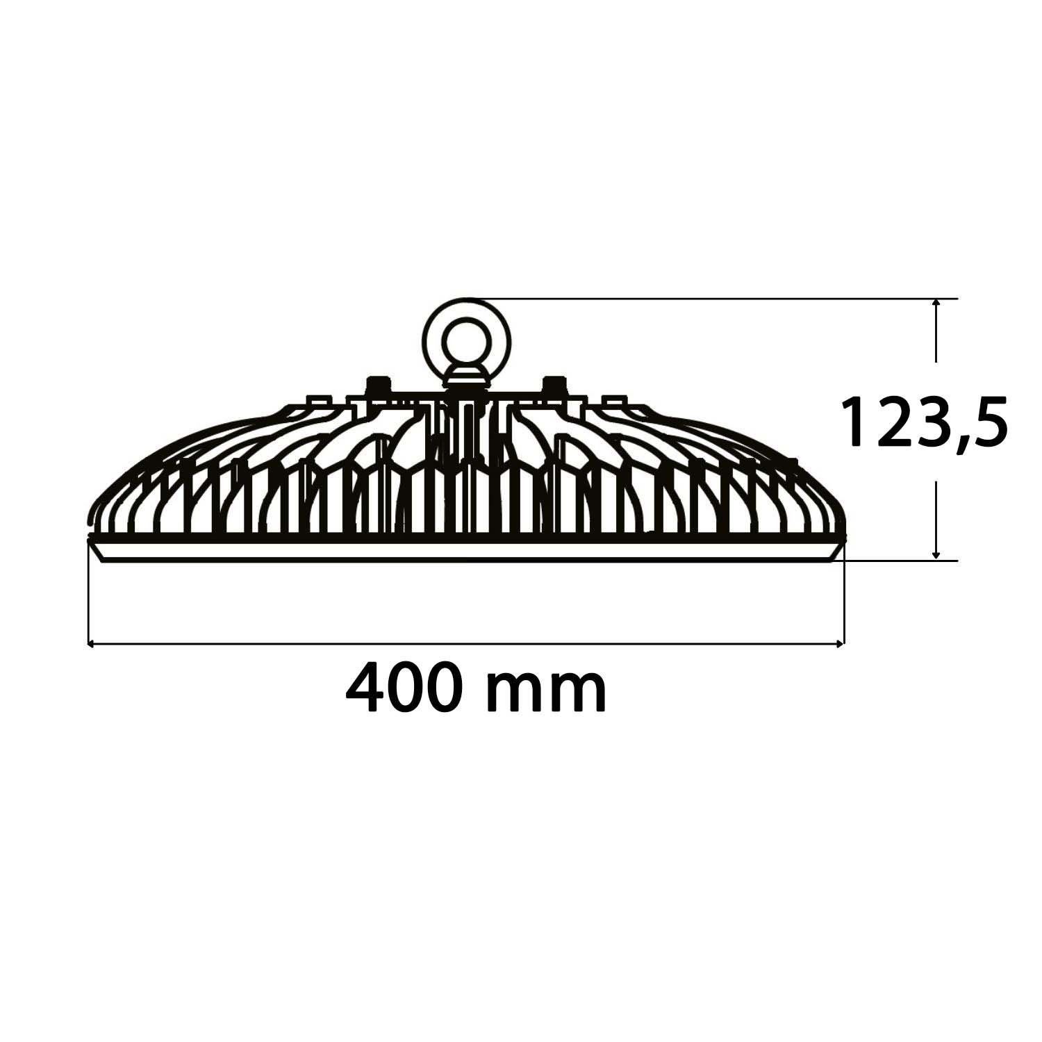 ISOLED LED Hallenleuchte TOQ 85°C, 80W, 4000K, IP65 - 3