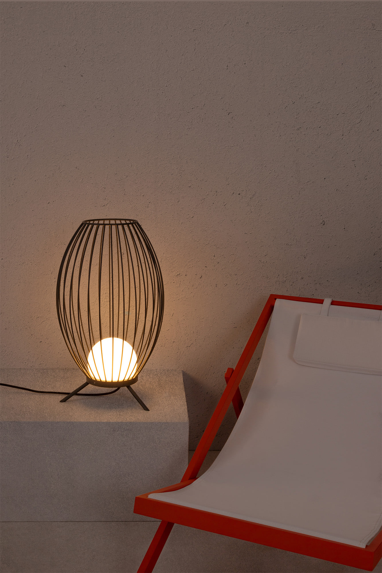 Faro CAGE Dunkelgraue tragbare Lampe - 2