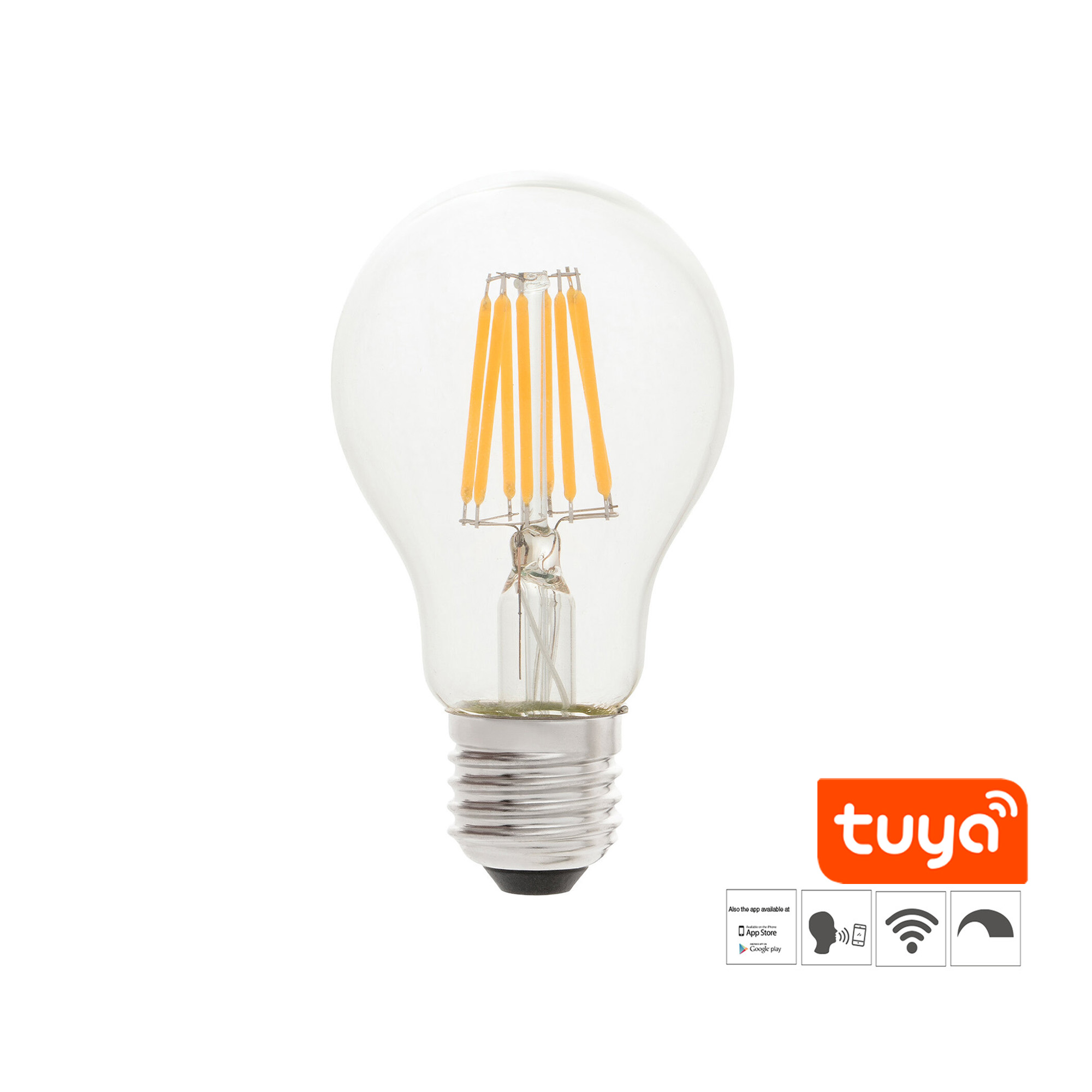 Faro Glühbirne A60 E27 7W 2700K TUYA WIFI Faro Glühbirne A60 E27 7W 2700K TUYA WIFI - Produktbild 1