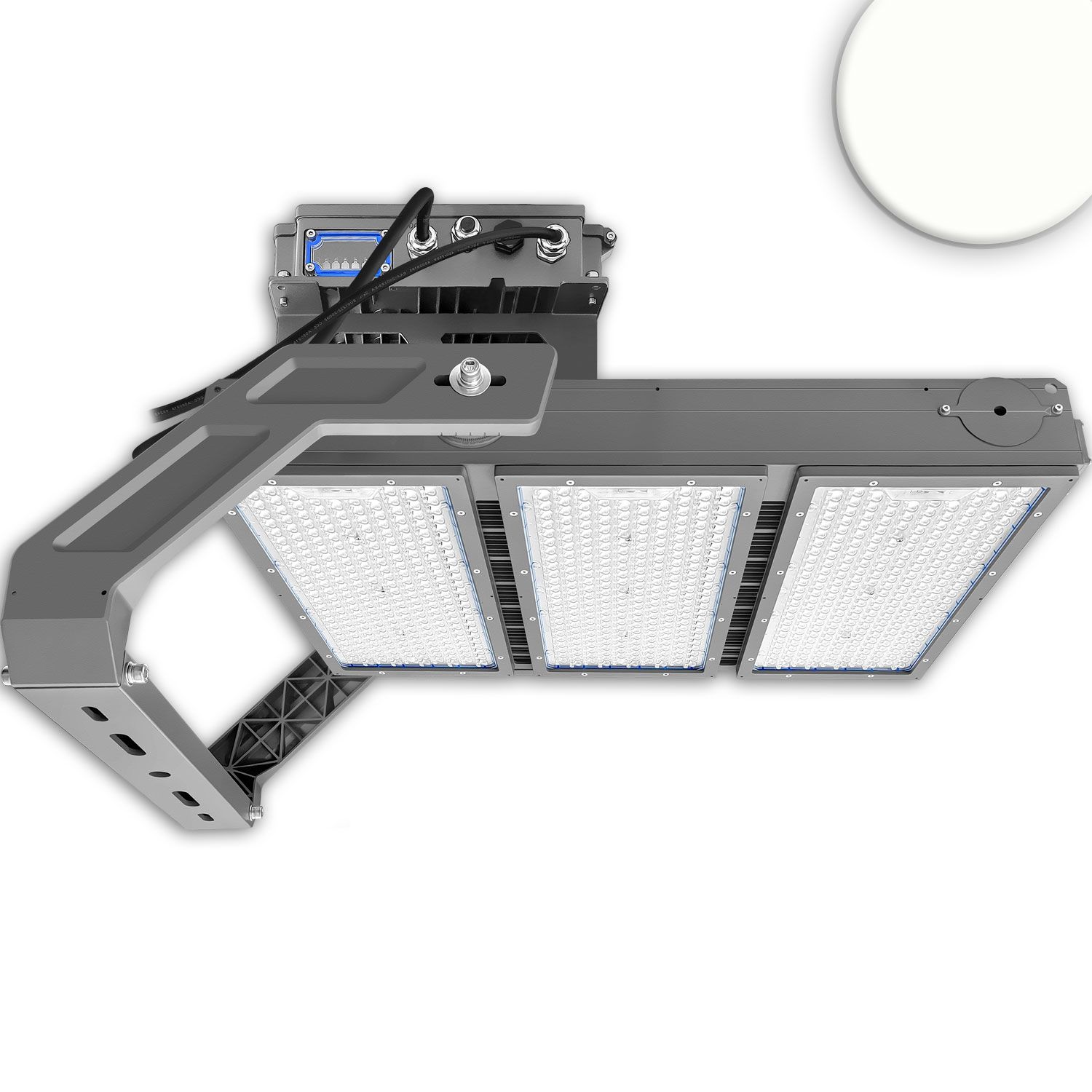 ISOLED LED Flutlichtanlage LW 1.500W, 130x25°, 3 Module (Lichtpunkte), DALI dimmbar, neutralweiß, IP66 - 1