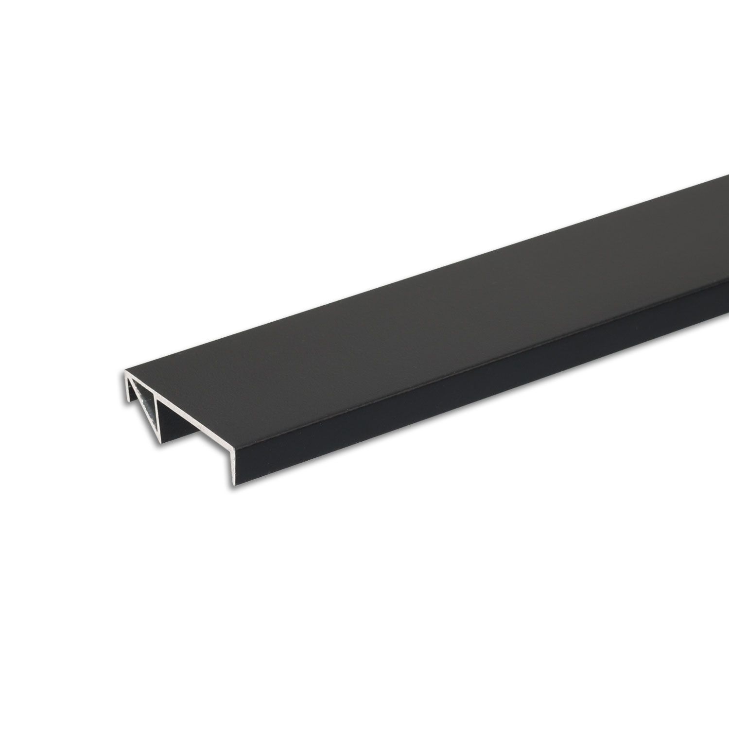 ISOLED LED Regalkantenprofil FURNIT10 SHELF, 19mm, Aluminium, schwarz, RAL9005 - 2