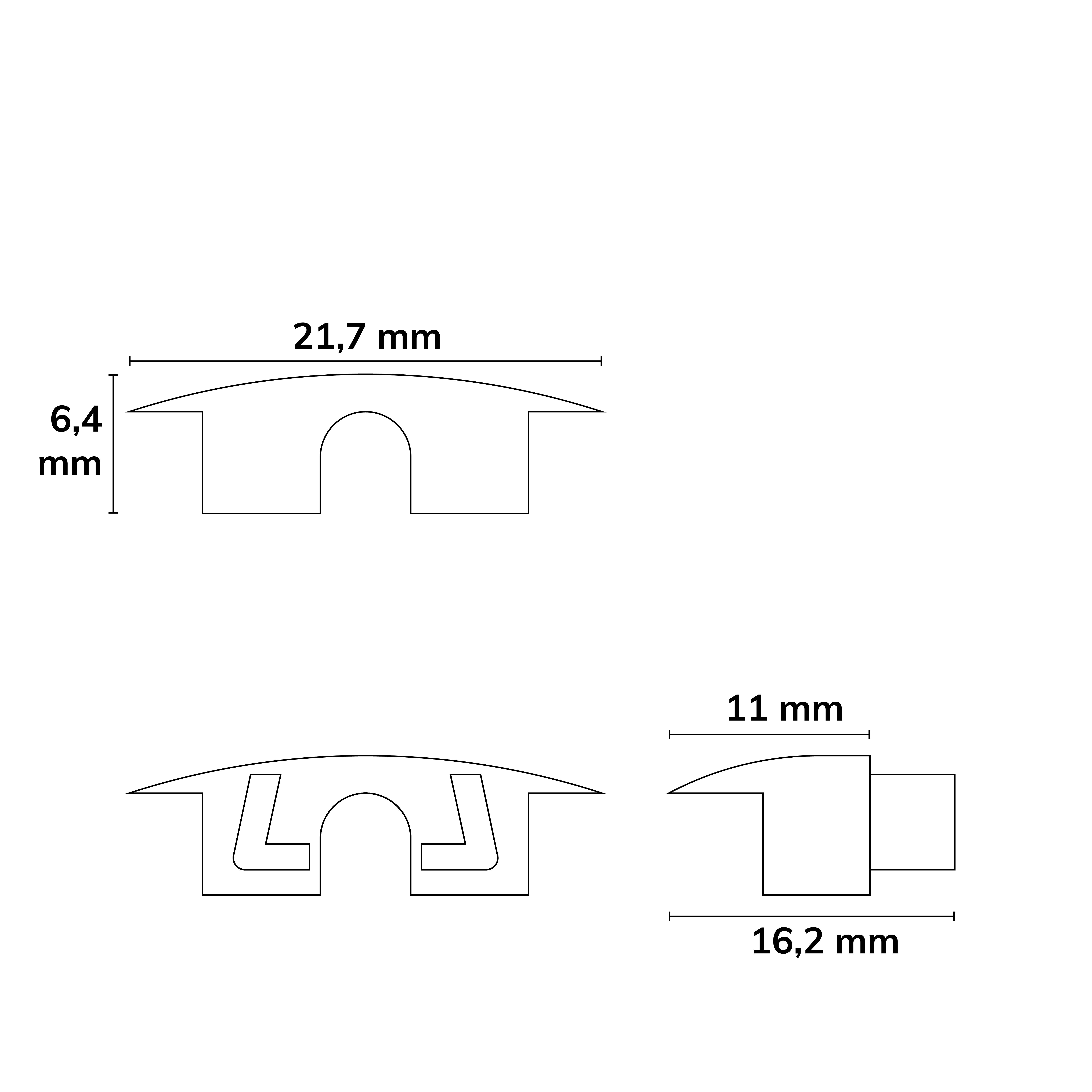 ISOLED Endkappe EC231 für Profil MINI-EB V2, grau, rund, mit Kabeldurchführung, 1 STK - 3