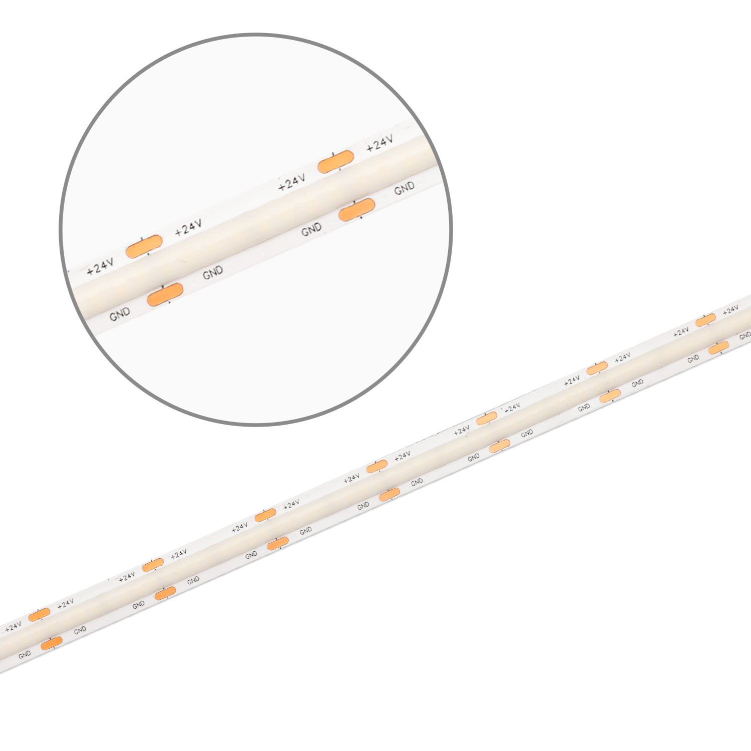 ISOLED LED COB930 Linear Flexband, 24V DC, 14,4W, IP20, 3000K, 5m Rolle, 288 LED/m - 2