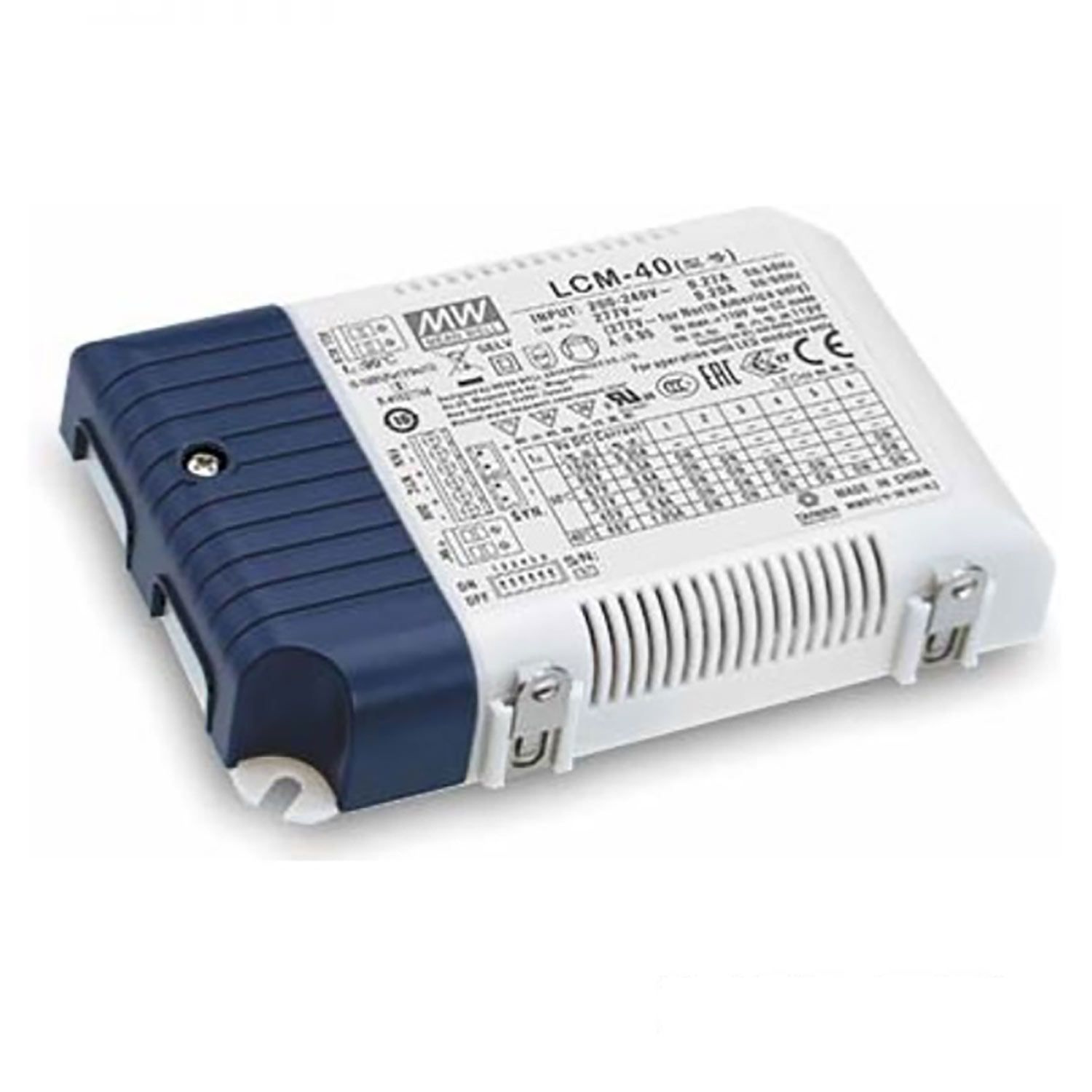 ISOLED LED Konstantstrom Trafo MW LCM-40KN 350/500/600/ 700/900/1050mA, KNX dimmbar, SELV - 1