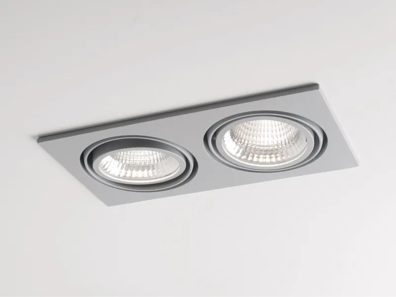 Molto Luce NOW 2 SQUARE DOUBLE R (grau) Molto Luce NOW 2 SQUARE DOUBLE R (grau) - Produktbild 1