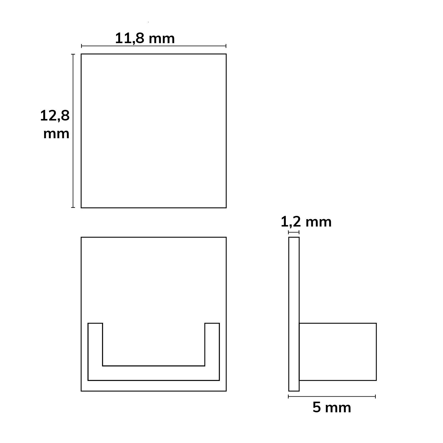 ISOLED Endkappe EC220 für LED Fliesenprofil UP10 - 3