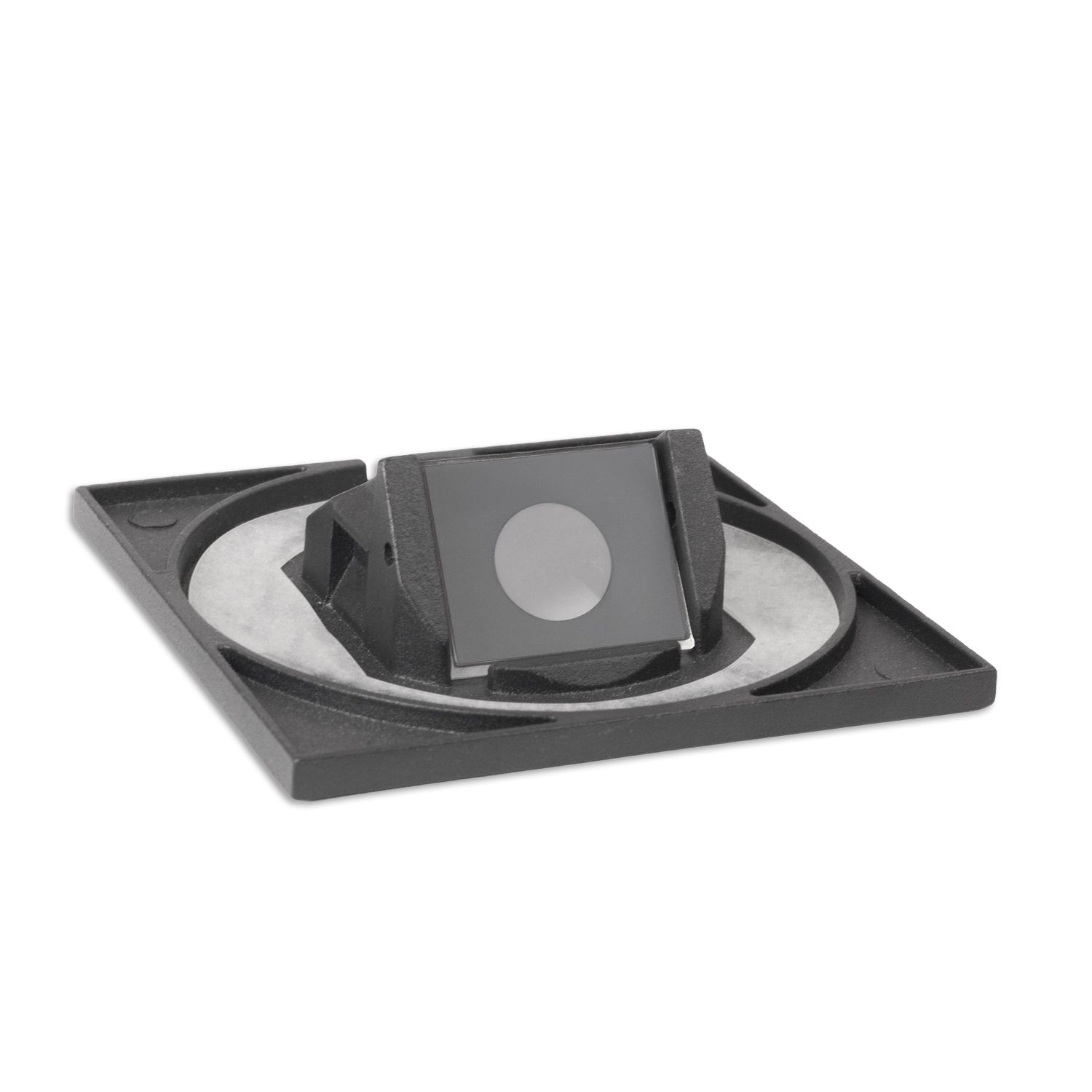 ISOLED Cover Aluminium eckig 1 schwarz für Sys-Wall68 - 5