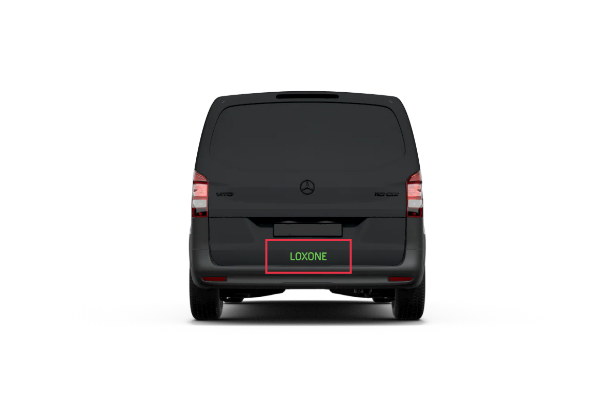 Loxone Autoaufkleber Logo M Grün Loxone Autoaufkleber Logo M Grün - 1