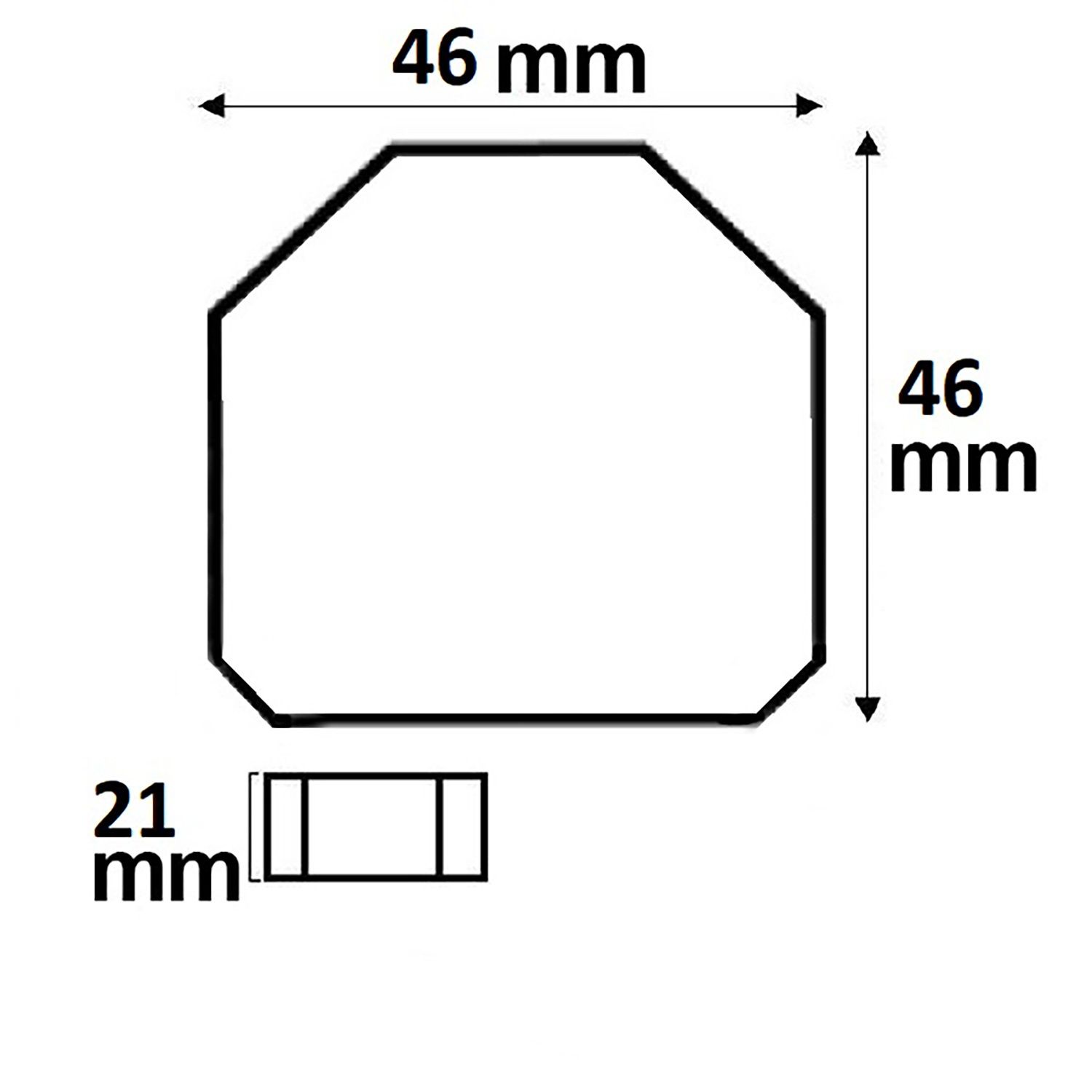ISOLED Universal-Push PWM-Dimmer für LED Spots / Stripes, 1 Kanal, 12-24V 8A, 36-48V 6A - 3