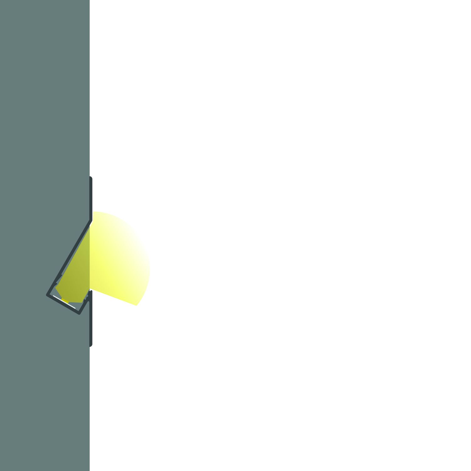 ISOLED LED Einbauprofil BACKLIGHT3 200cm - 5