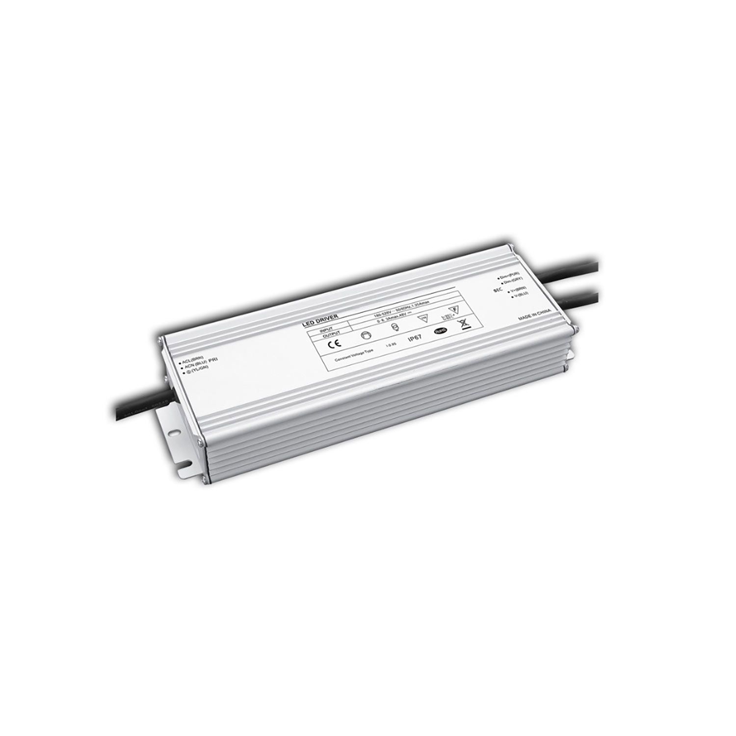 ISOLED LED PWM-Trafo 48V/DC, 0-250W, 1-10V dimmbar, IP67 - 1