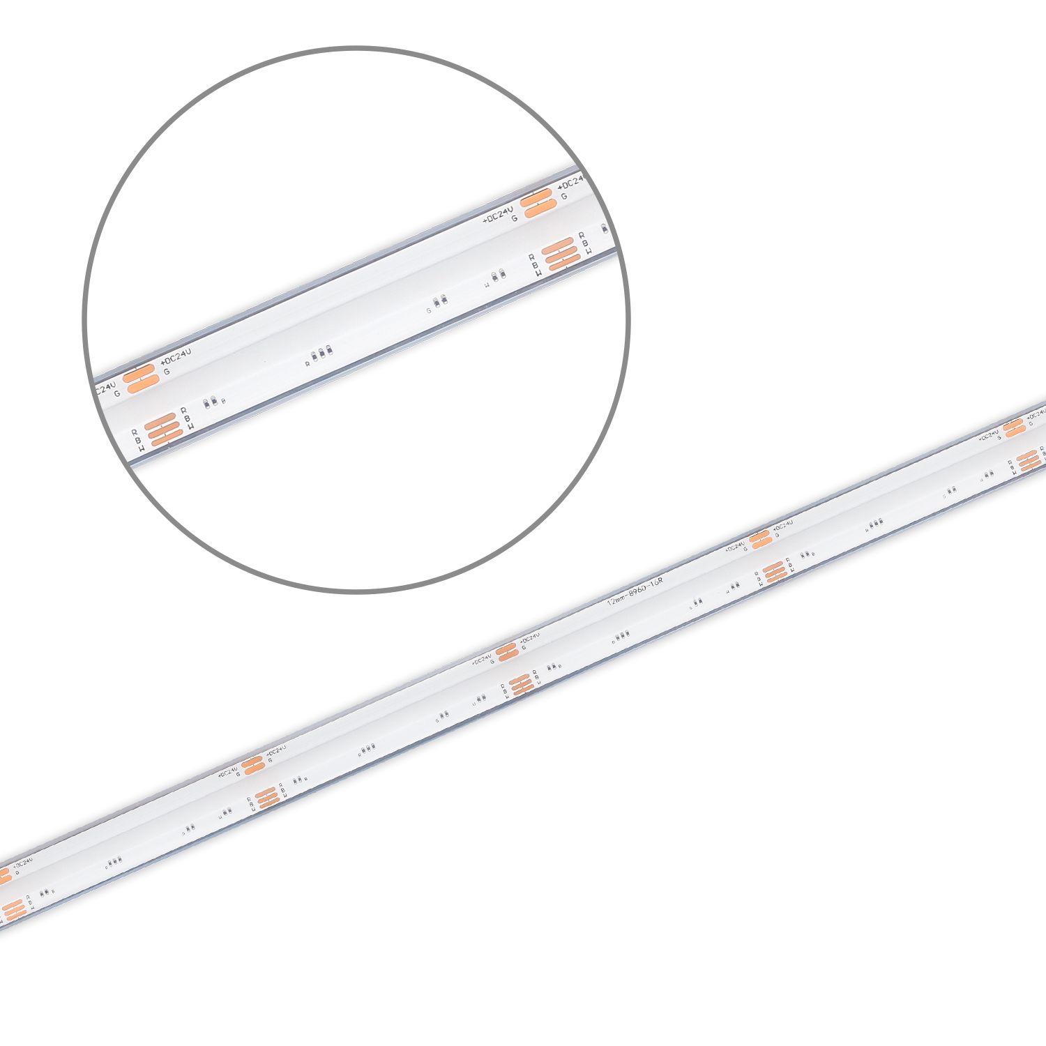 ISOLED LED AQUA COB RGB Linear Flexband, 24V DC, 14,4W, IP68, 5m Rolle, 840 LED/m - 2