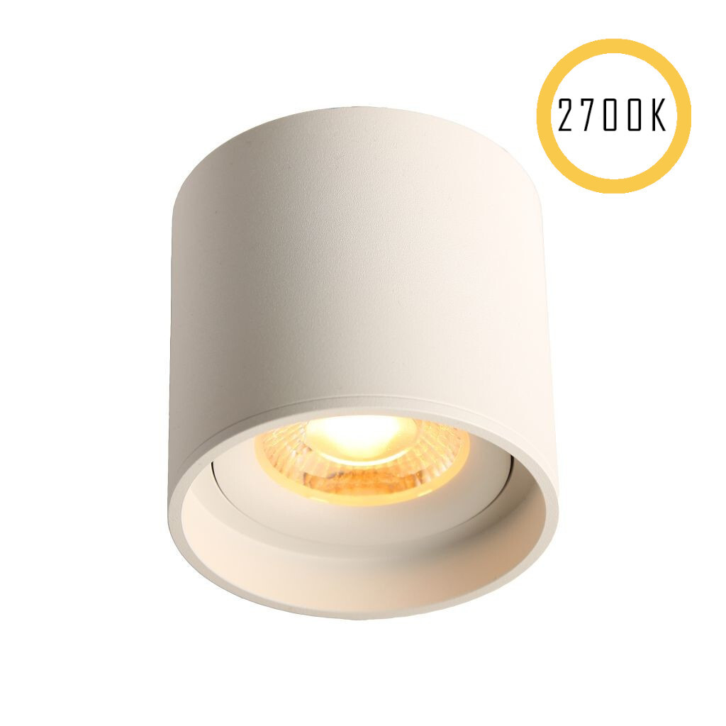 Emilum LED Ceiling Spot 24V, 8W, 2700K, CRI90 Weiß Emilum LED Ceiling Spot 24V, 8W, 2700K, CRI90 Weiß - Produktbild 1