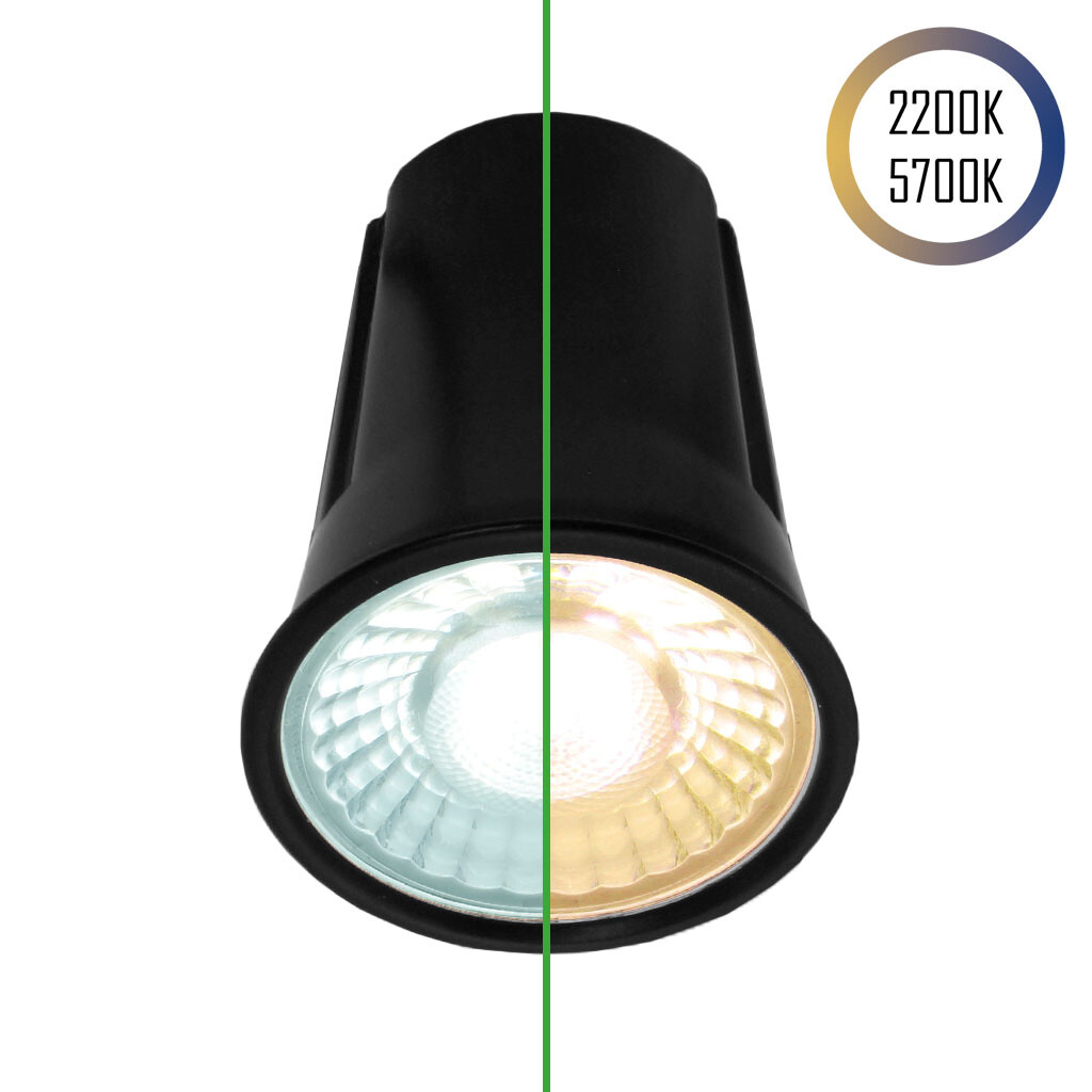 Emilum LED-Spot 24V, MR16, 7W, 2200K/5700K, CRI90 (Tuneable White, CCT) Emilum LED-Spot 24V, MR16, 7W, 2200K/5700K, CRI90 (Tuneable White, CCT) - Produktbild 1