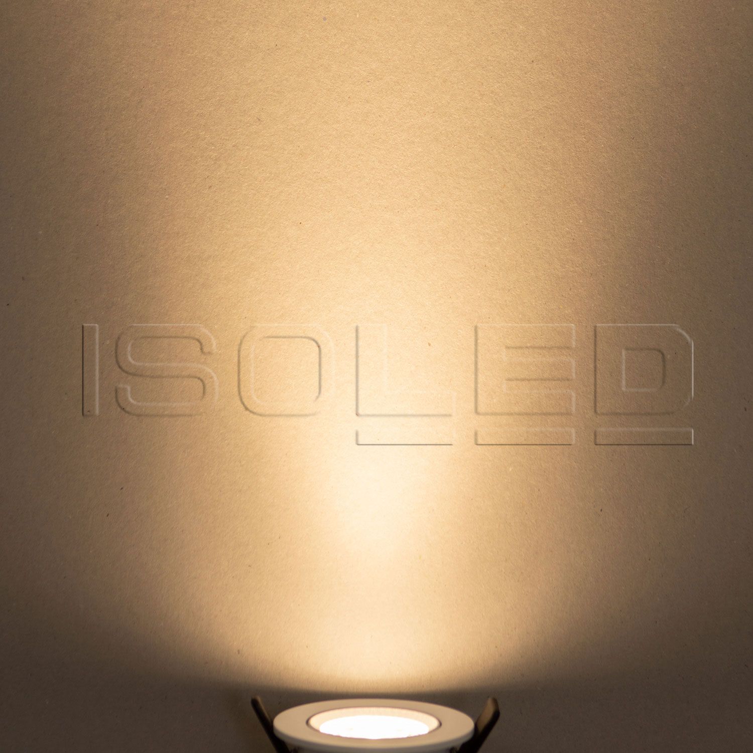 ISOLED LED Einbauleuchte Slim68 schwarz, rund, 9W, warmweiß, dimmbar - 5