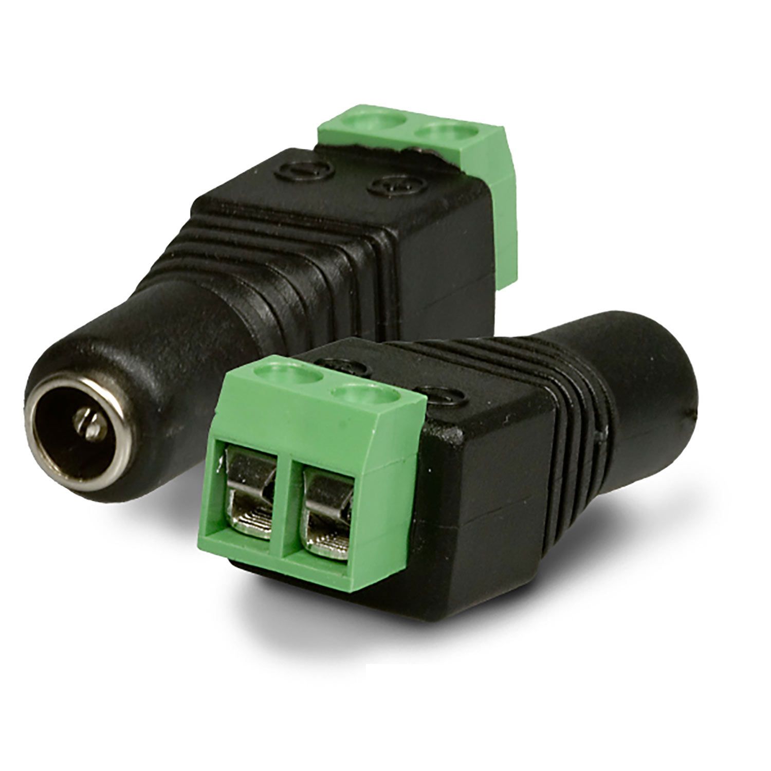 ISOLED Rundbuchseadapter FEMALE 2-polig auf Klemme - 1