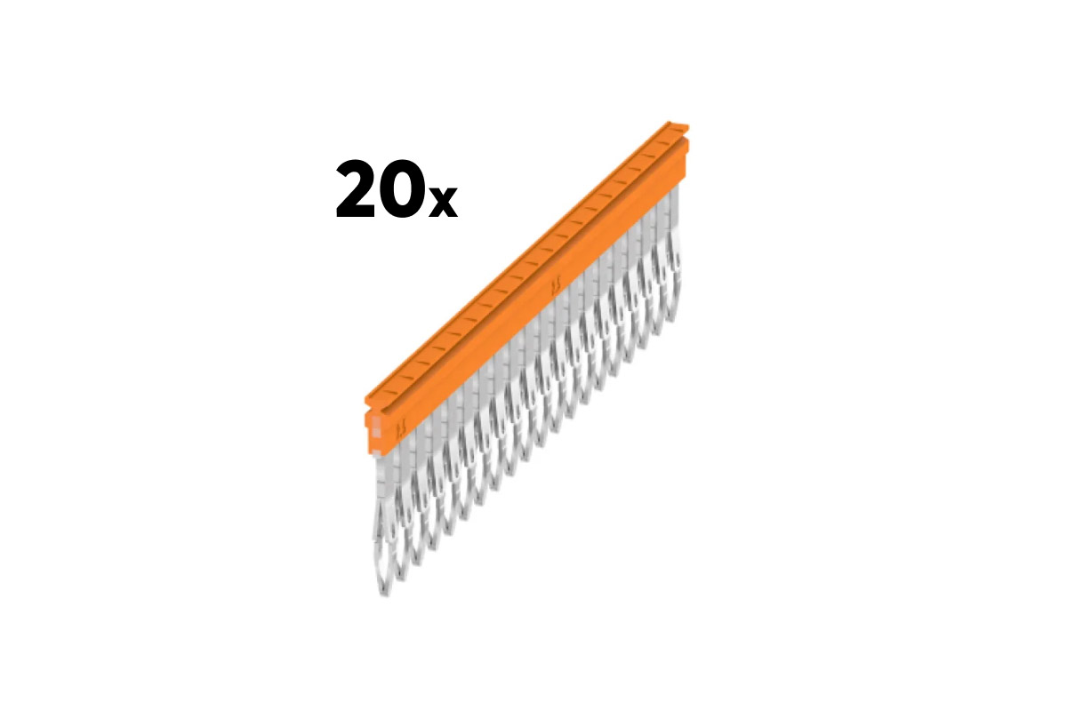 Weidmüller Querverbinder 20-polig (20 Stk.) Weidmüller Querverbinder 20-polig (20 Stk.) - 1