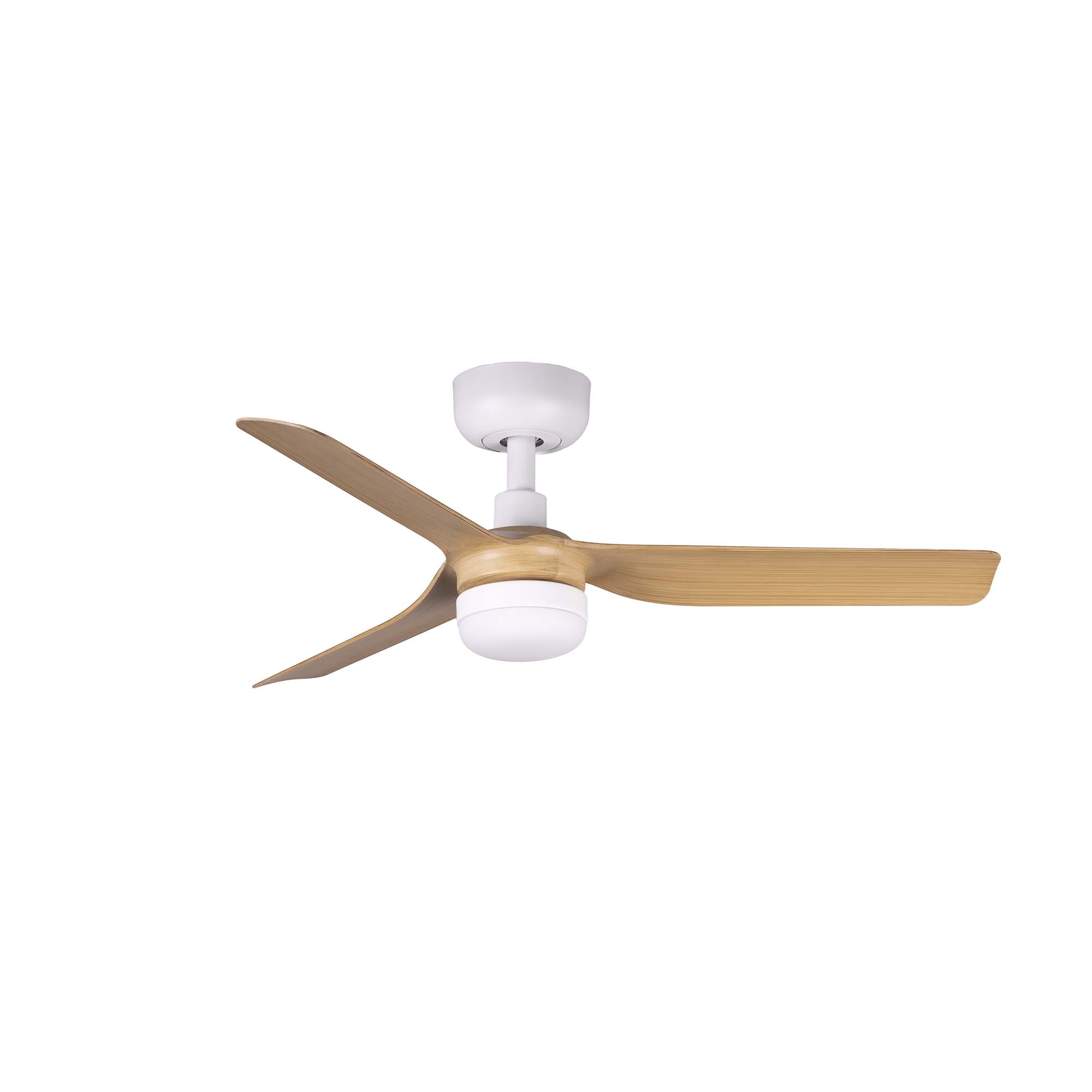 Faro MINI PUNT S Ventilator weiß/Ahorn 20W TUYA SWT 0-10V - Produktbild 1