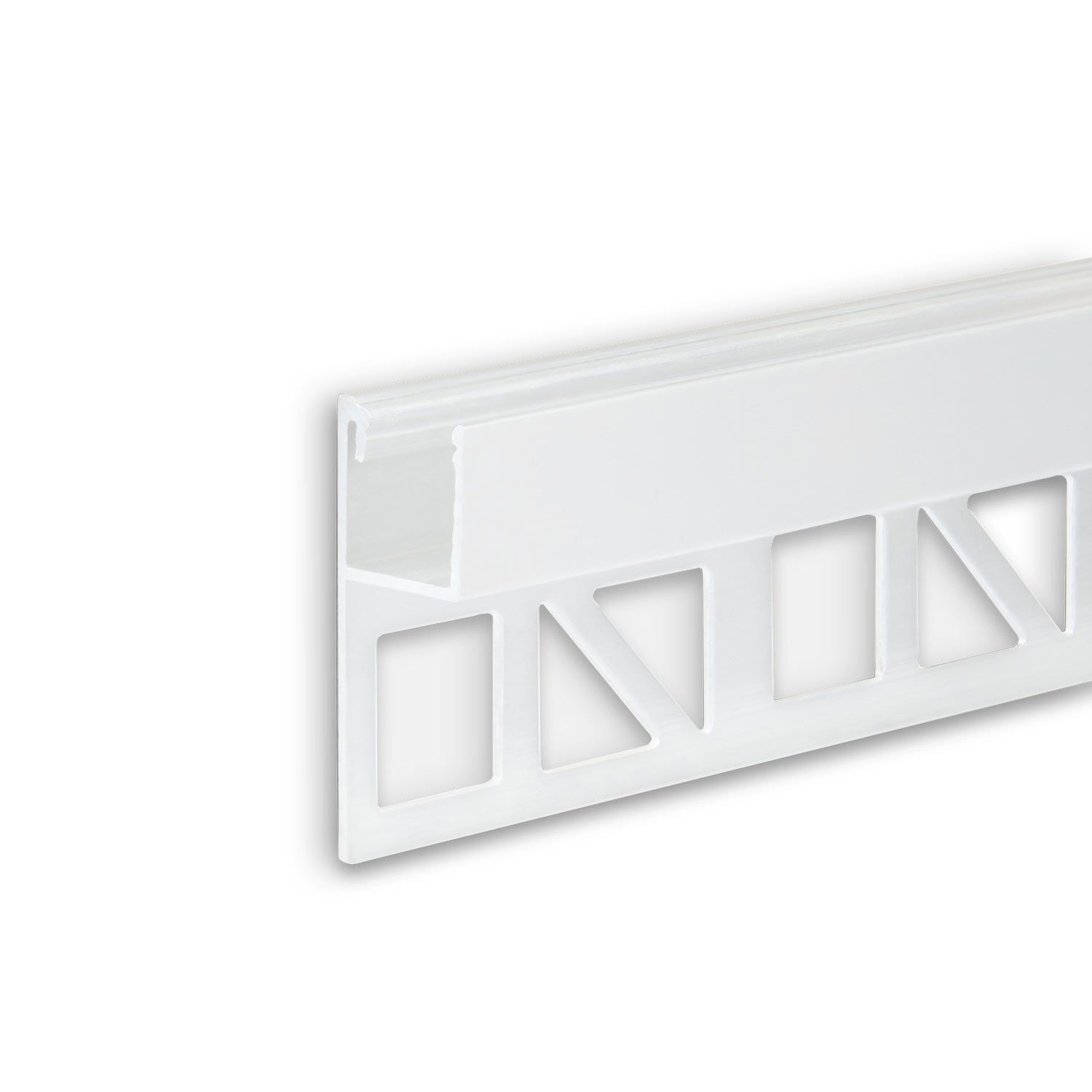 ISOLED LED Fliesenprofil UP10, weiß RAL 9003 200cm - 1