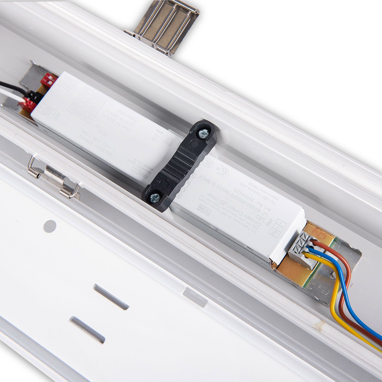 ISOLED LED Wannenleuchte SL 60cm, IP66, PowerSwitch 14-20W, 140lm/W, ColorSwitch 3000|4000|5700K - 5