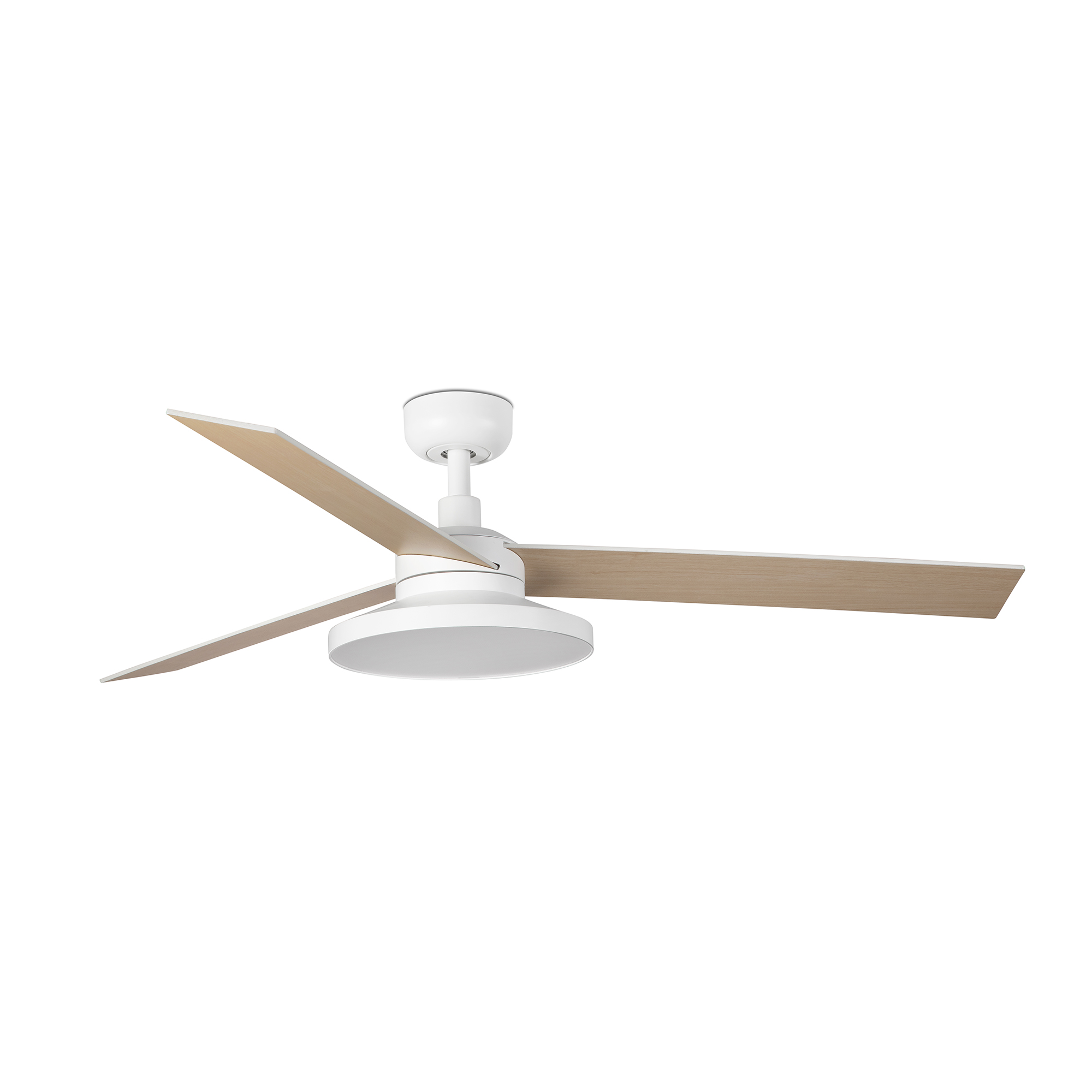 Faro RUDDER TAK 3 L Ventilator weiß/Esche 2700K TUYA - Produktbild 1