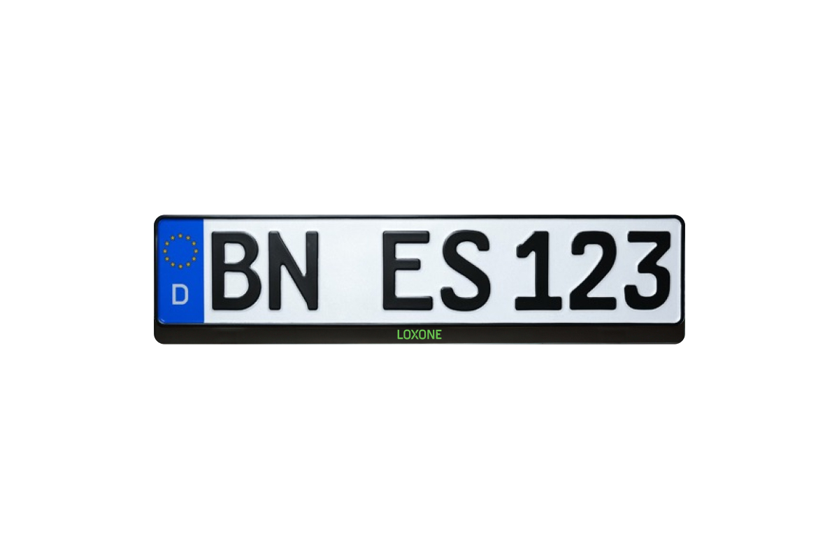 Loxone Kennzeichenhalter Deutschland Loxone Kennzeichenhalter Deutschland - 1