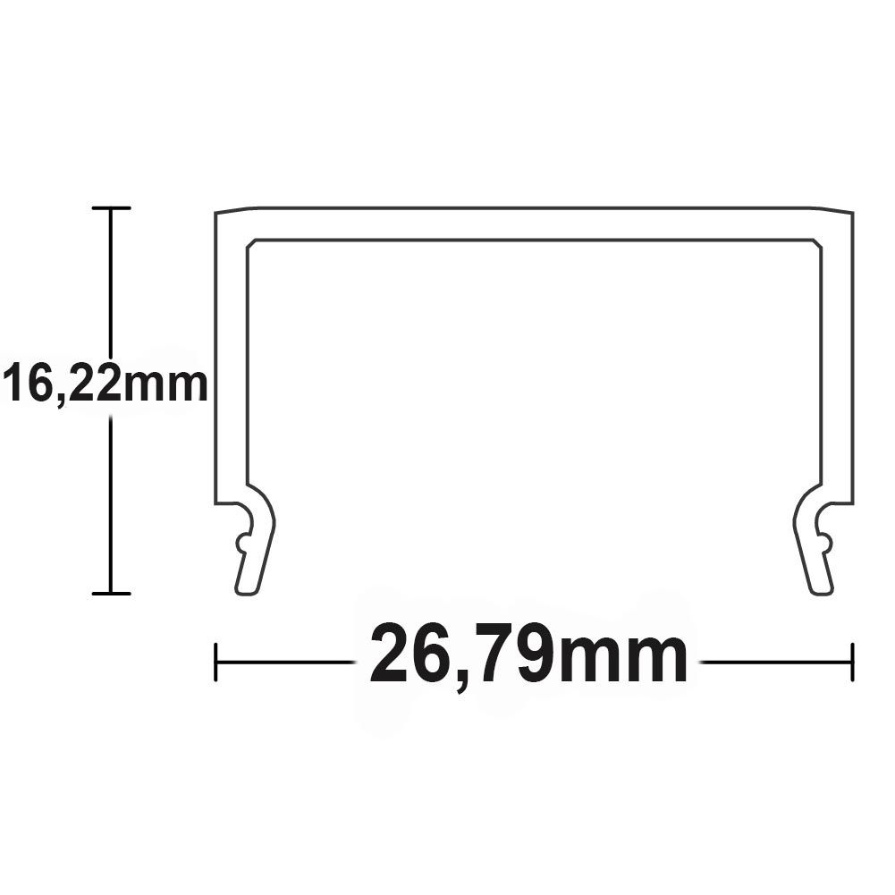 ISOLED Abdeckung COVER11 opal 200cm für SURF20(FLAT)/DIVE20(FLAT) - 2