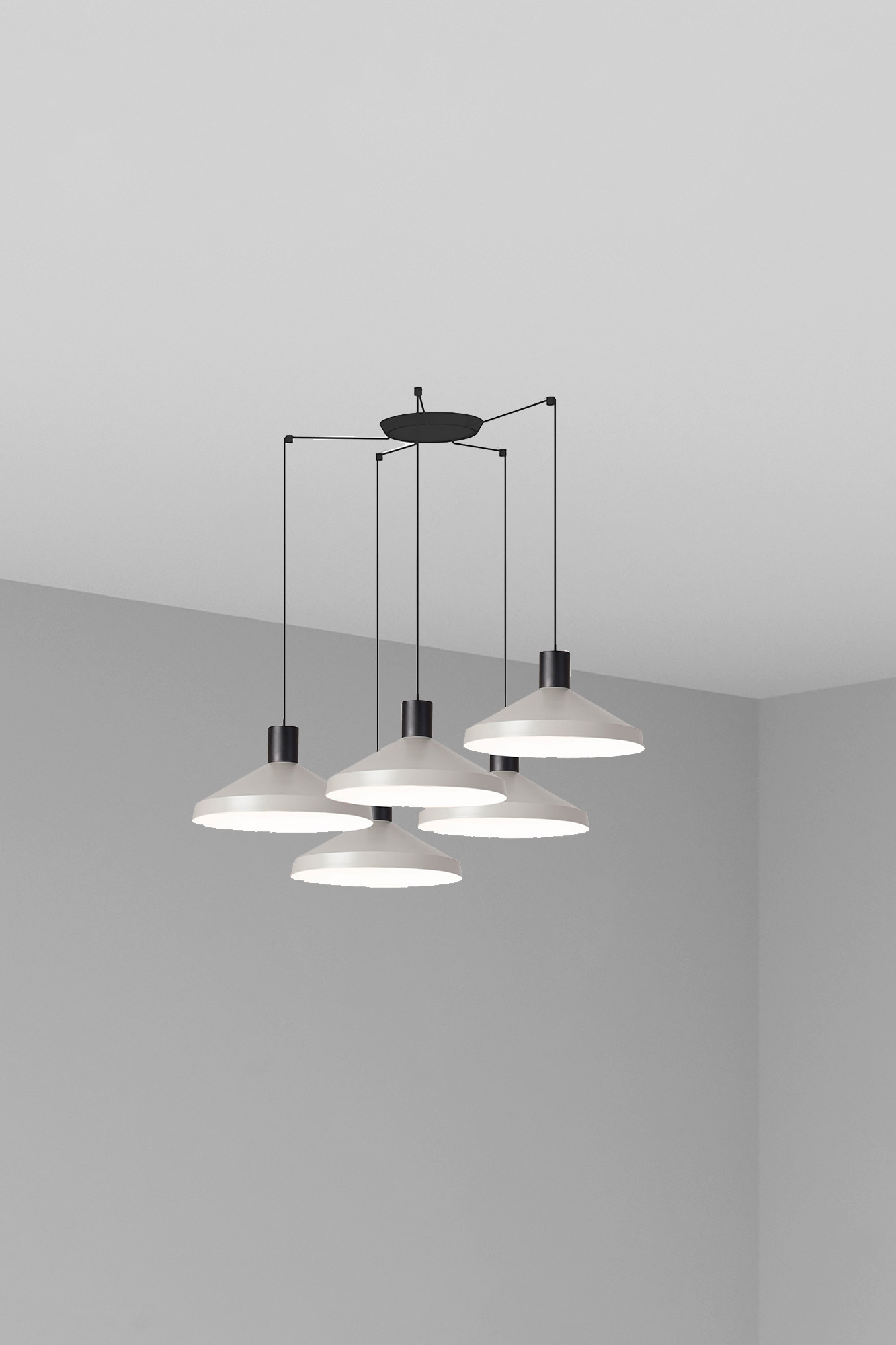 Faro KOMBO 400 5L Grau Pendelleuchte - 1
