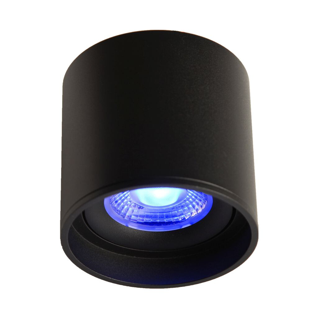Emilum LED Ceiling Spot 24V, 8W, RGBW/2700K, CRI90 Schwarz - Produktbild 2