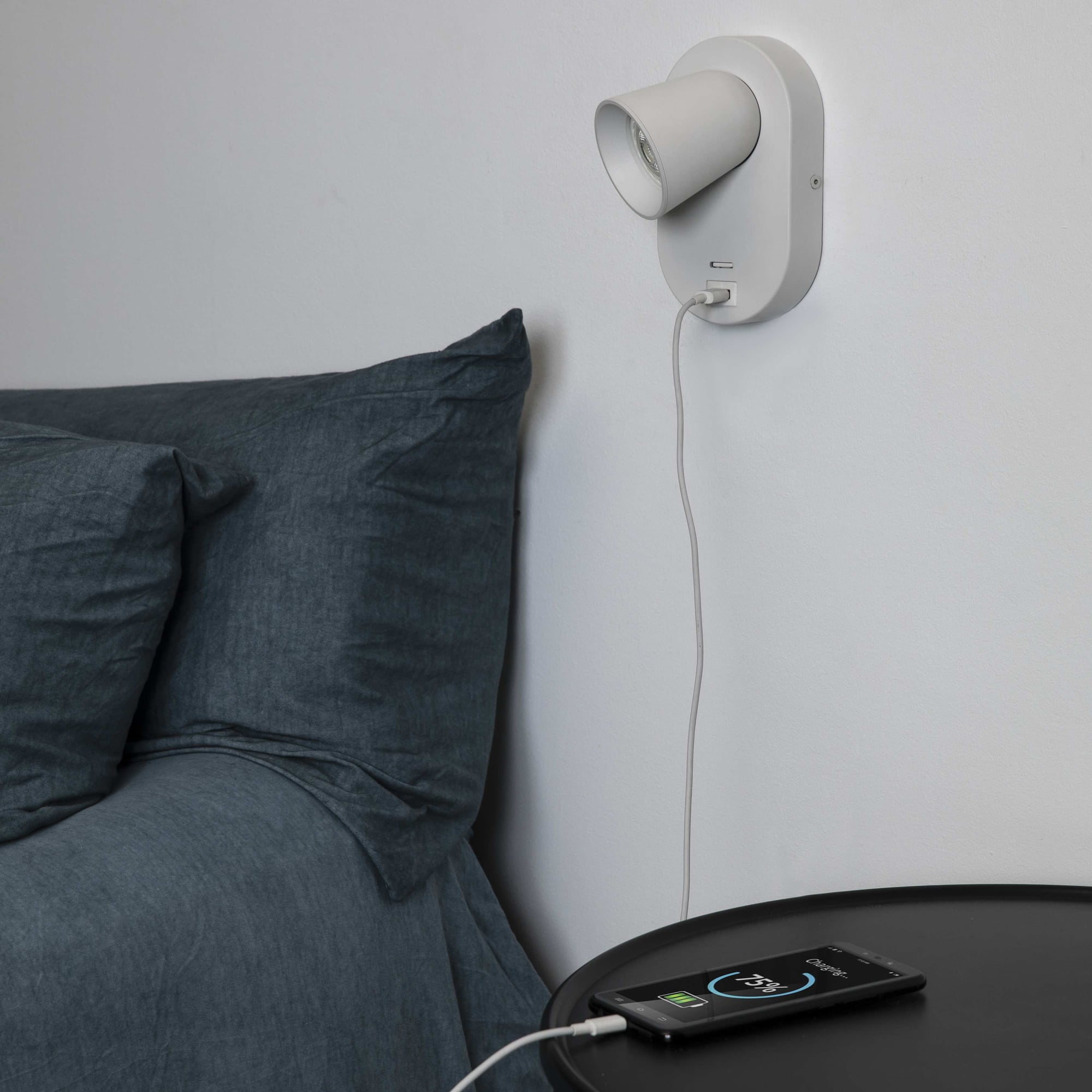 Faro CORB USB A Wandleuchte weiß - 2