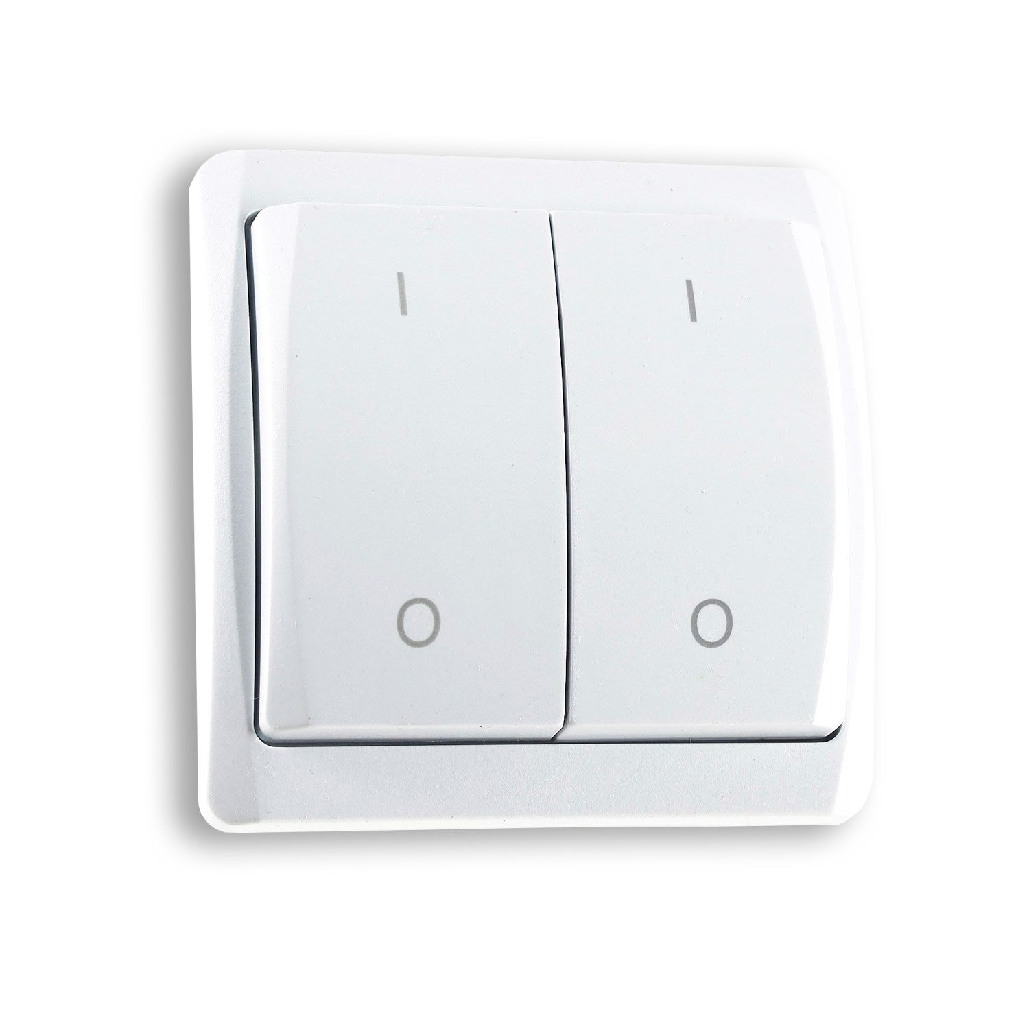 ISOLED IR-PANEL CONTROL 2-fach Funk-Wandsender, batteriebetrieben (A23 12V enthalten) - 1