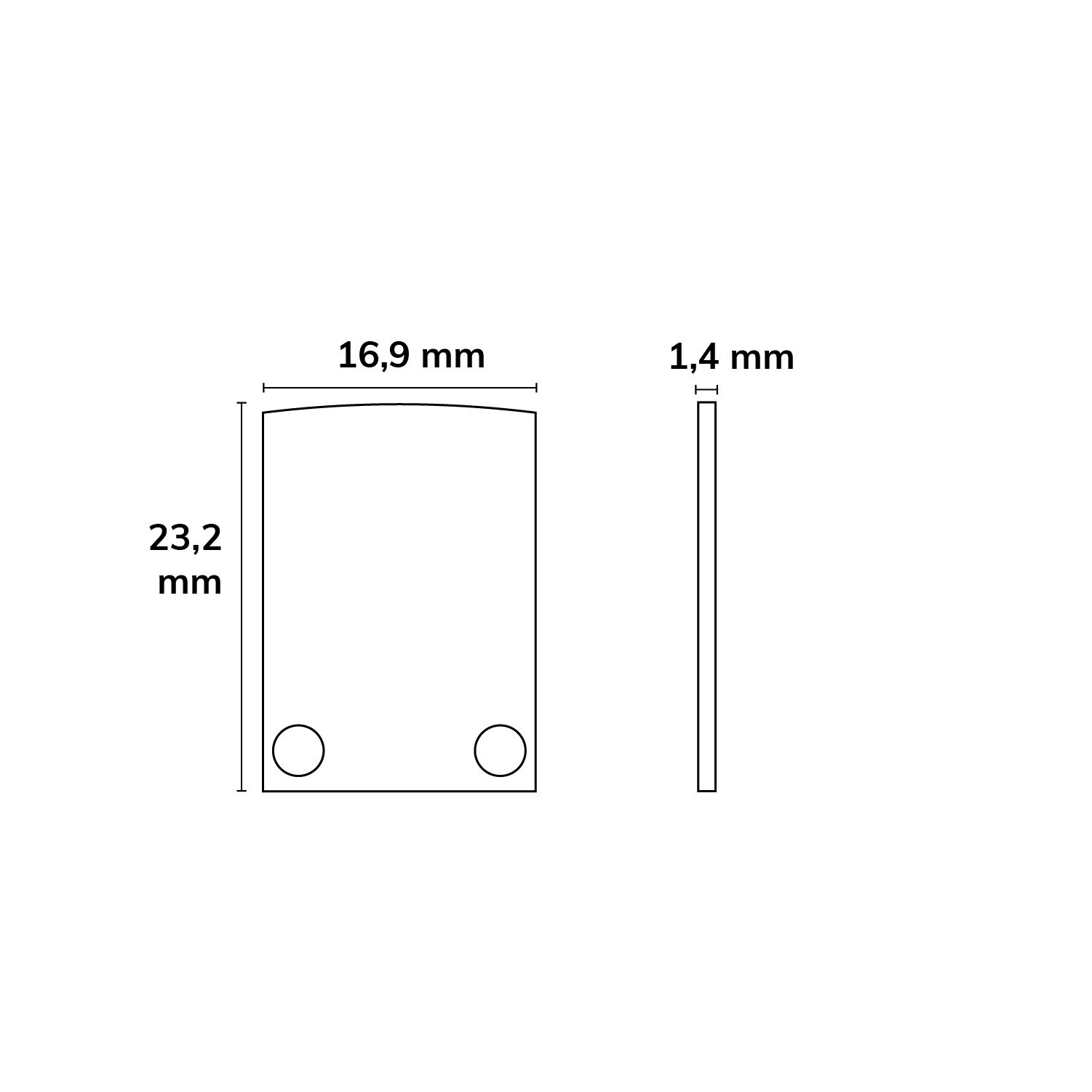 ISOLED Endkappe EC6 Aluminium für SURF12 mit TUNNEL, 2 STK, inkl. Schrauben - 2