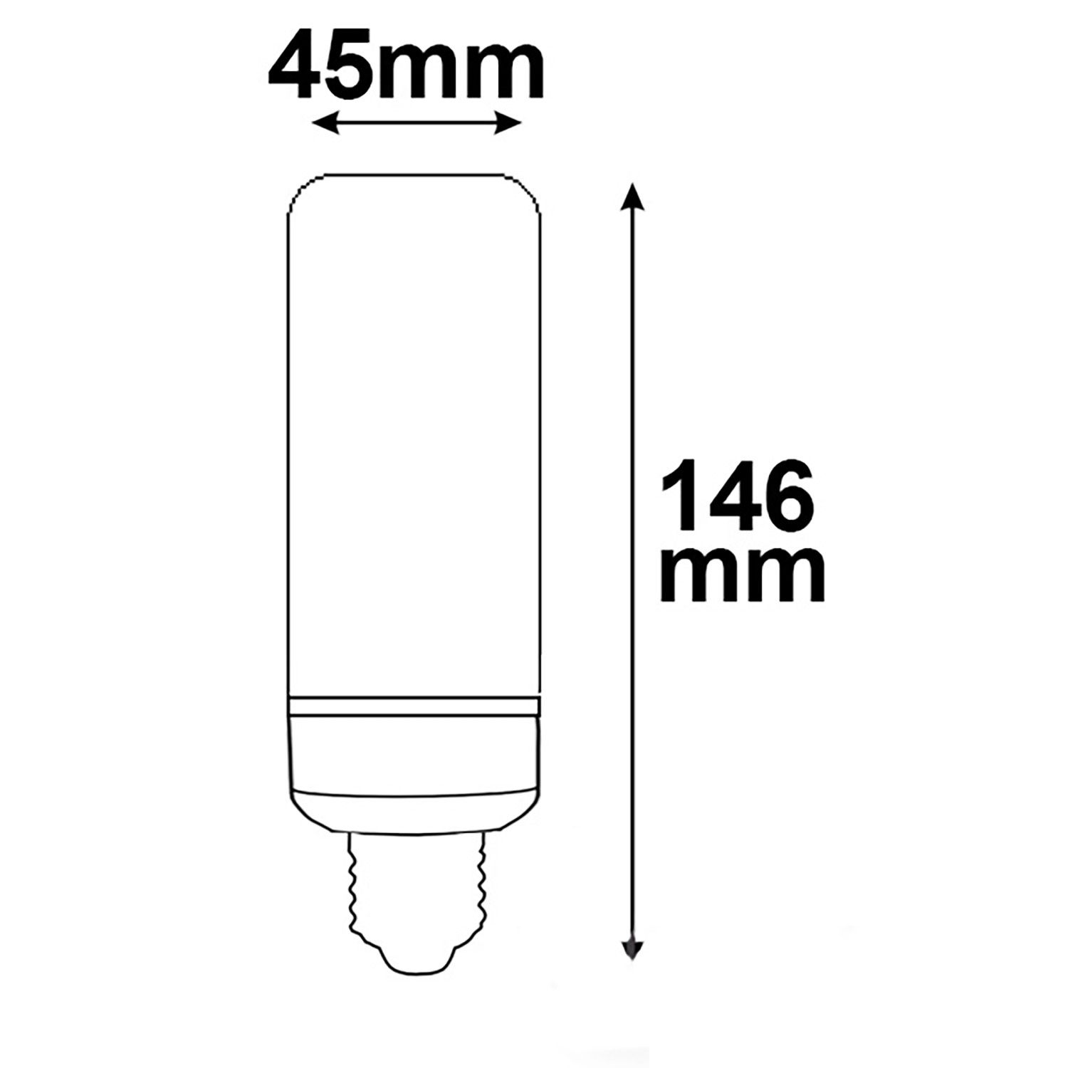 ISOLED E27 LED Corn 11W, 360°, warmweiß - 2