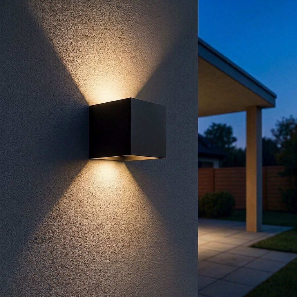 Emilum LED-Wandleuchte 24V, 10W, Tunable White, CRI90, IP54 Schwarz - 9