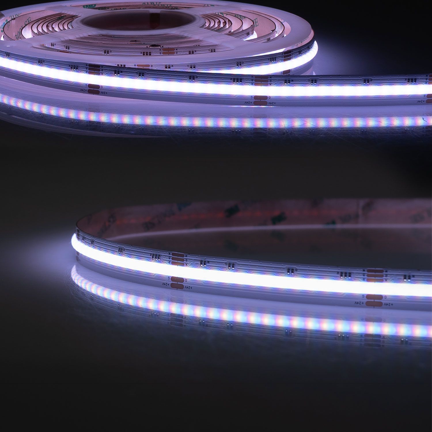 ISOLED LED COB RGB+3000K Linear Flexband, 24V DC, 20W, IP20, 5m Rolle, 896 LED/m ISOLED LED COB RGB+3000K Linear Flexband, 24V DC, 20W, IP20, 5m Rolle, 896 LED/m - 1