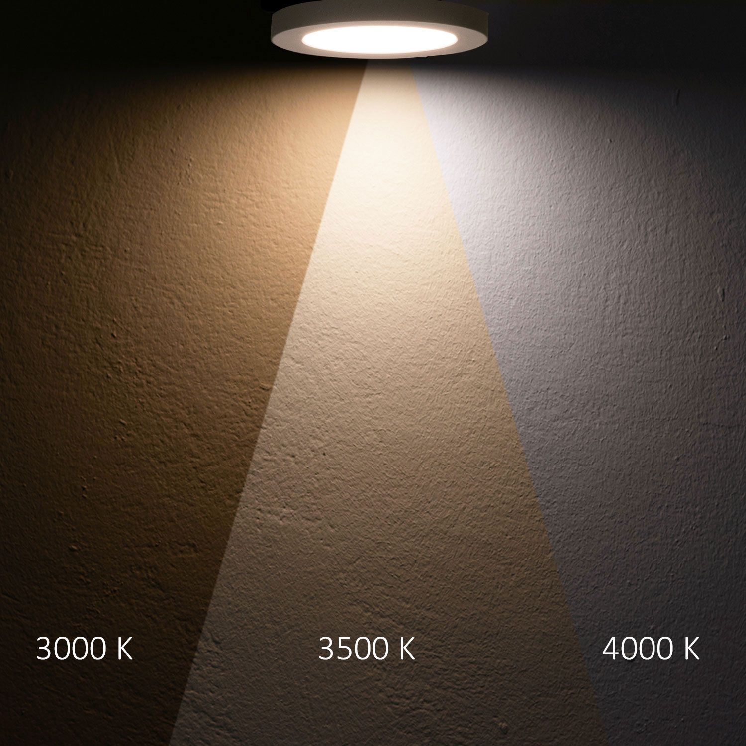 ISOLED LED Aufbau/Einbauleuchte Flex Pro DN235, 16W, weiß, 120lm/W, 3000|3500|4000K, dimmbar - 5