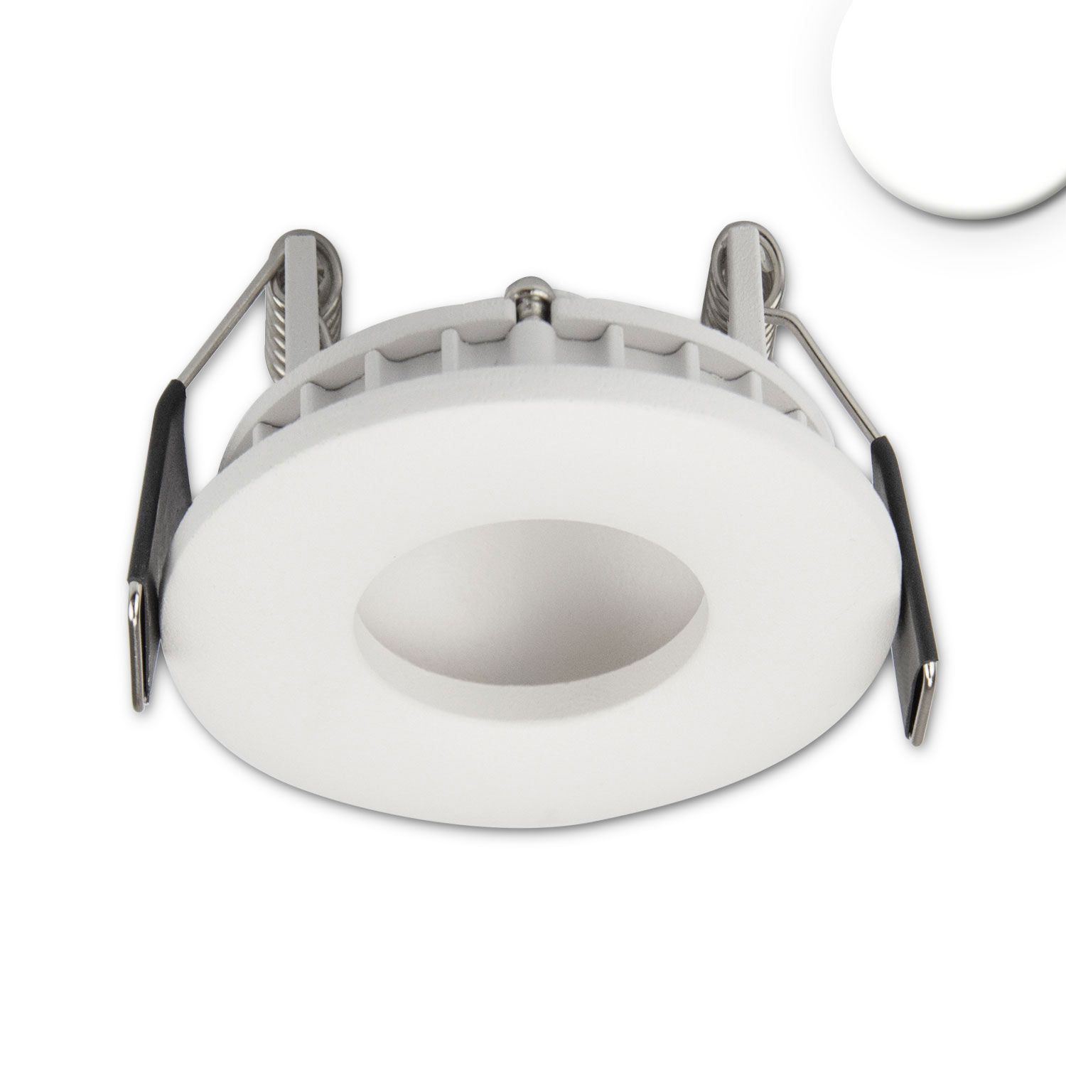 ISOLED LED Einbauleuchte LUNA MiniAMP 4W, indirektes Licht, 24V DC, weiß, 4000K, dimmbar - 1