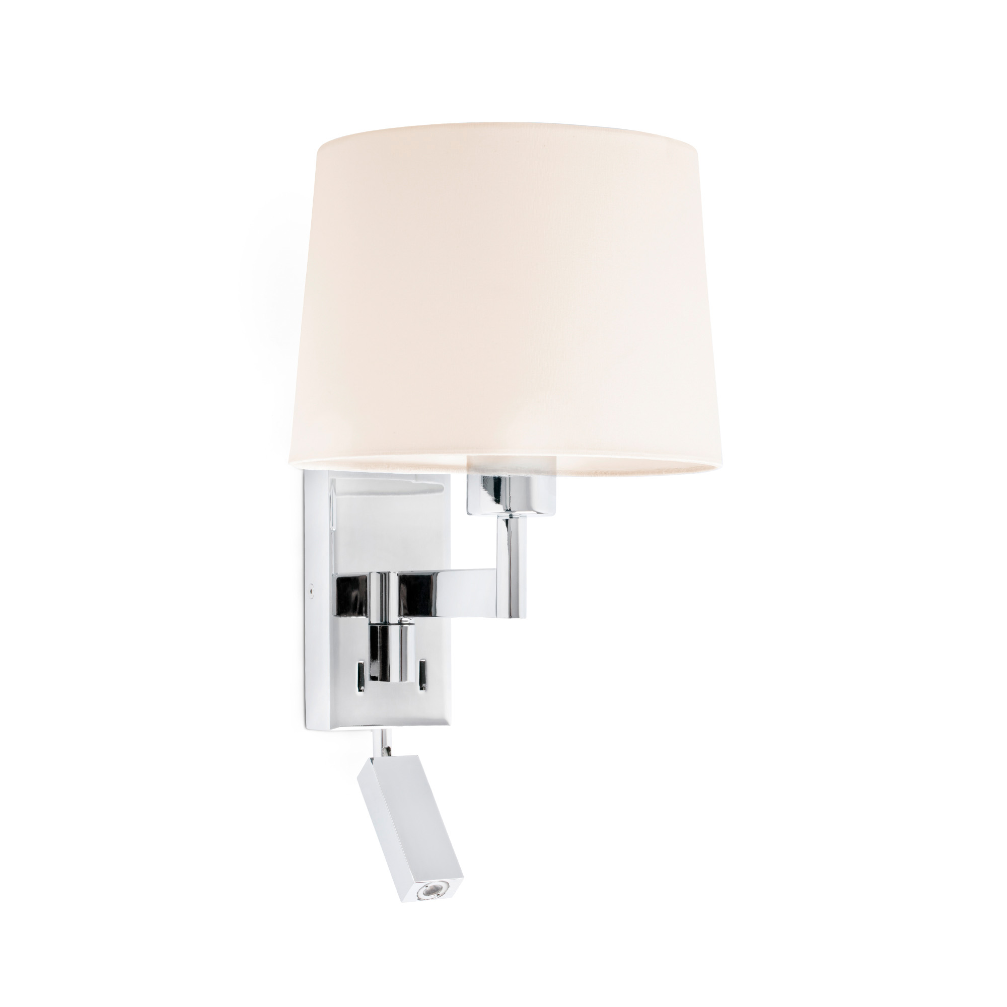 Faro ARTIS Wandleuchte mit Chrom/Beige Leser Faro ARTIS Wandleuchte mit Chrom/Beige Leser - Produktbild 1