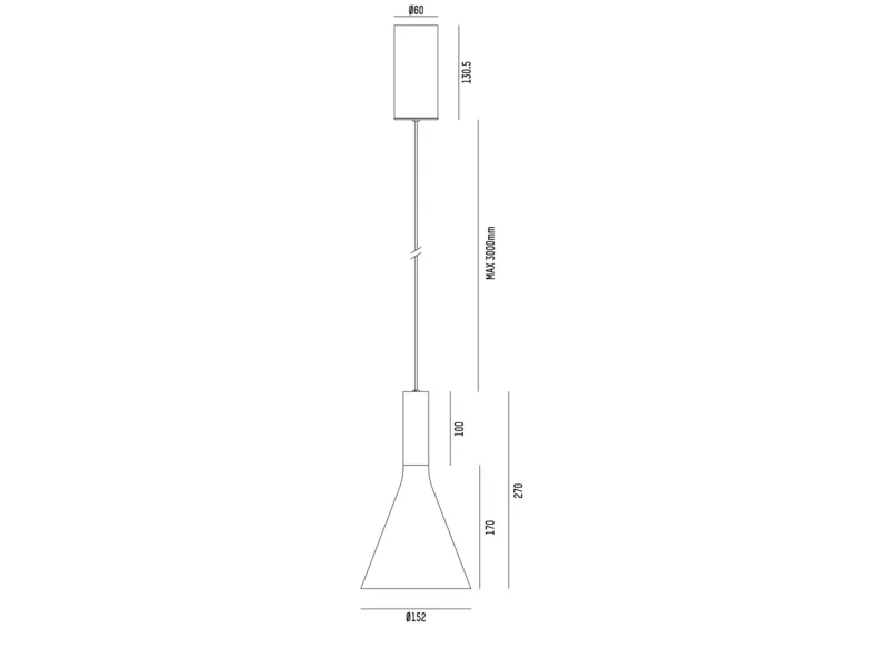 Molto Luce LORA 1 PD (messing) - 2