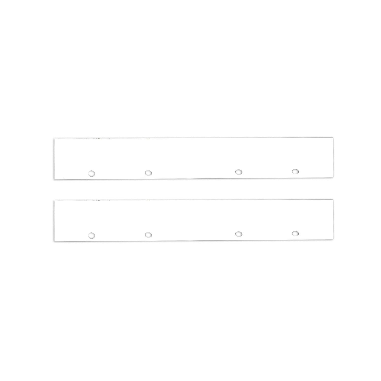 ISOLED Endkappe Alu EC128 für Curtain10 DOUBLE, 2 Stück, weiß - 1