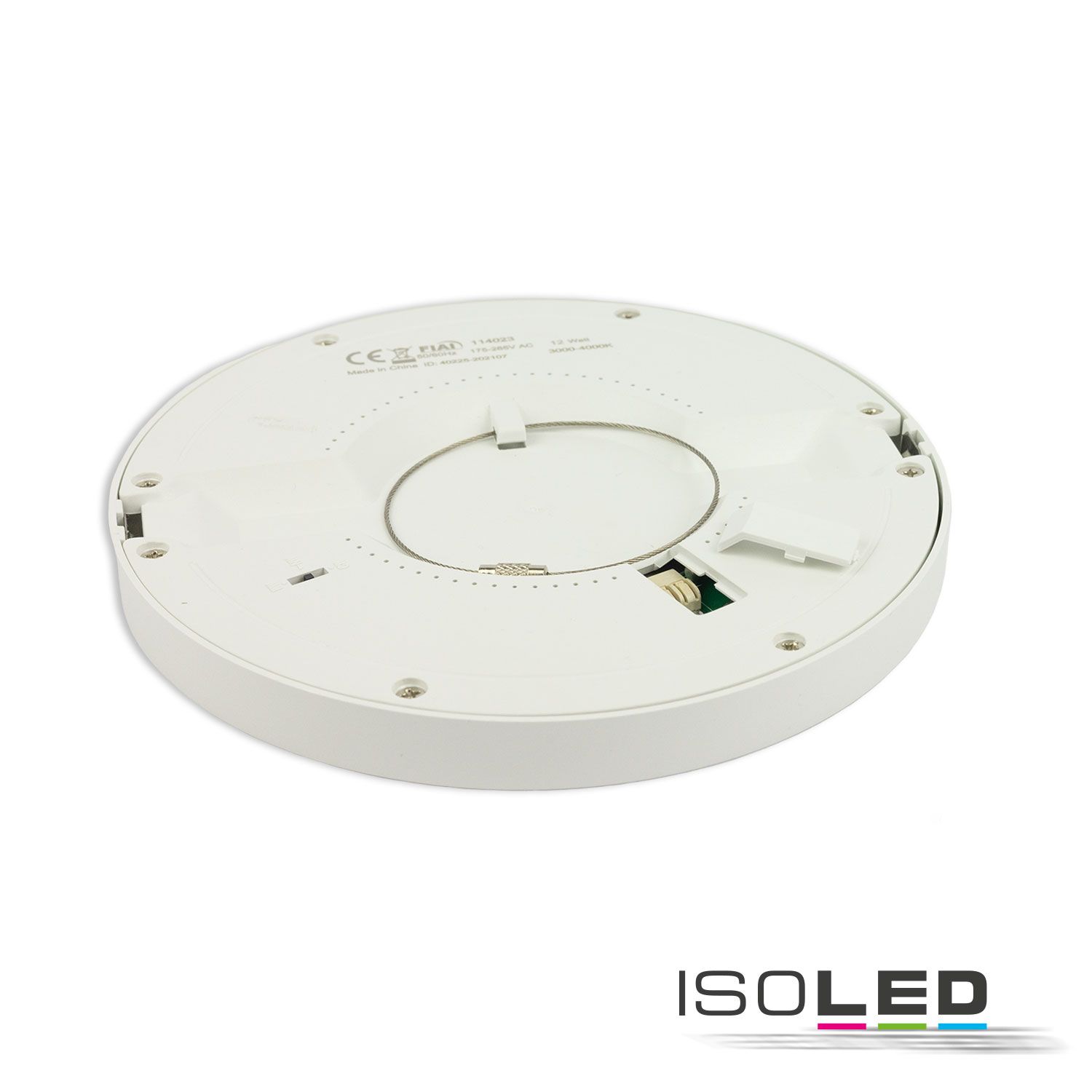 ISOLED LED Aufbau/Einbauleuchte Slim Flex, 18W, schwarz, ColorSwitch 3000|3500|4000K - 2