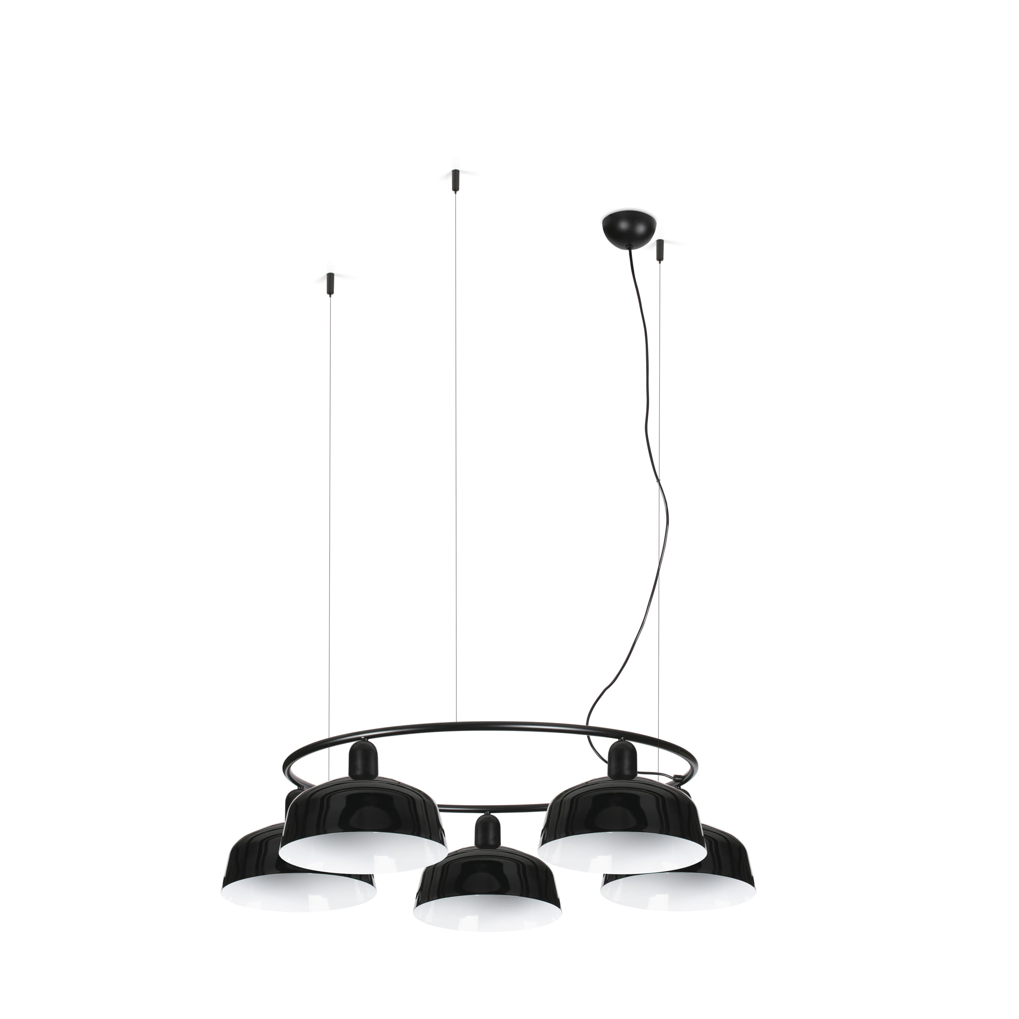 Faro TATAWIN M Metall 5L Kreisförmige Hängeleuchte Schwarze Faro TATAWIN M Metall 5L Kreisförmige Hängeleuchte Schwarze - 1
