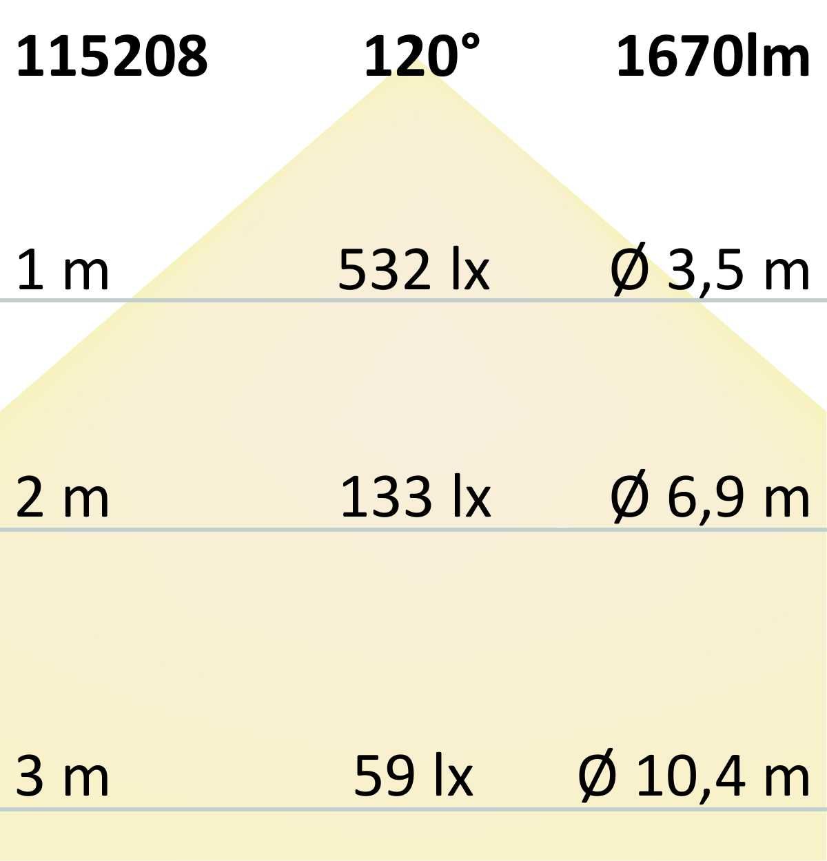 ISOLED LED Hängeleuchte, DN400, schwarz, 25W, ColorSwitch 3000|3500|4000K, dimmbar - 4