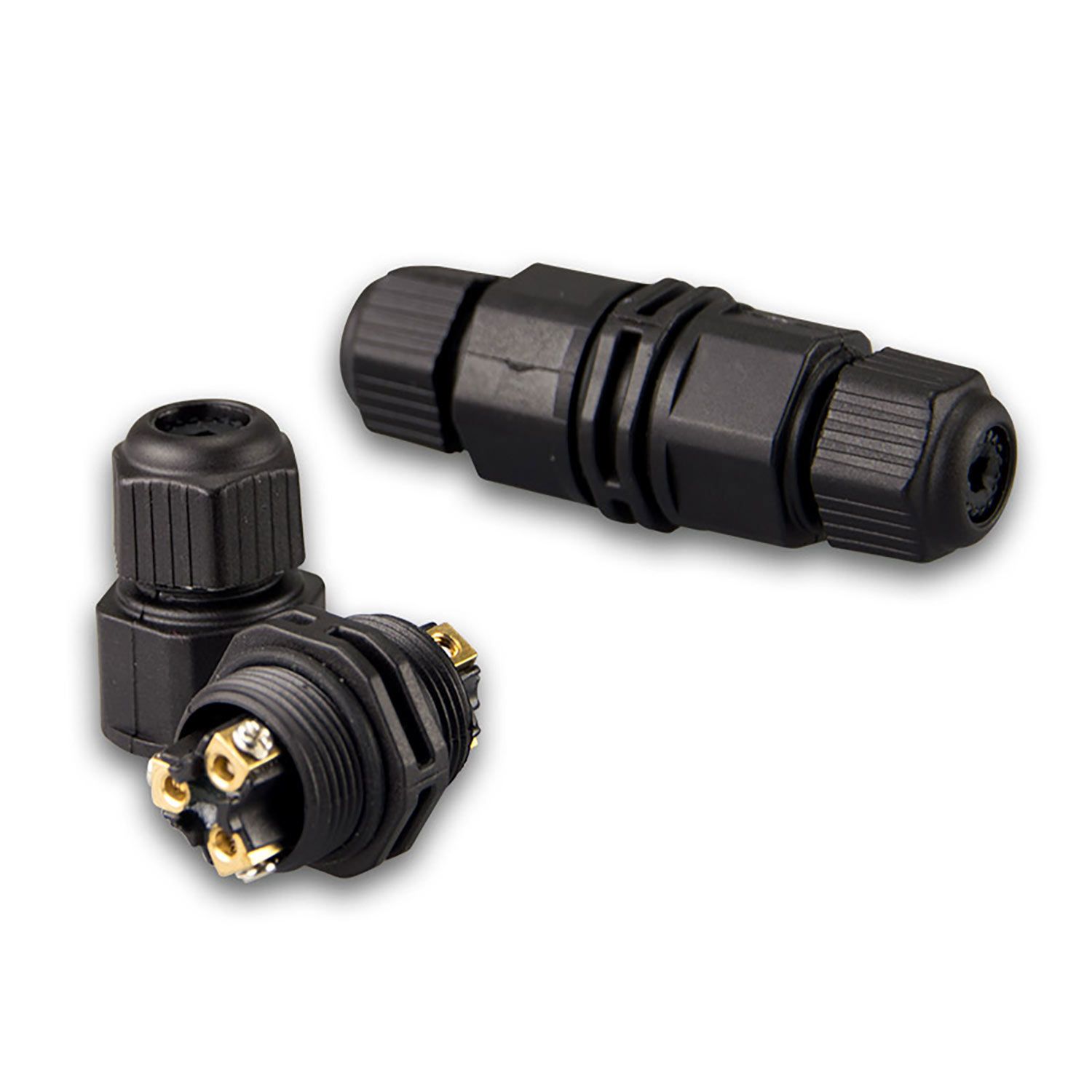 ISOLED Kabelverbinder IP67, Würgenippel + Schraubklemmen 2x3polig - 1