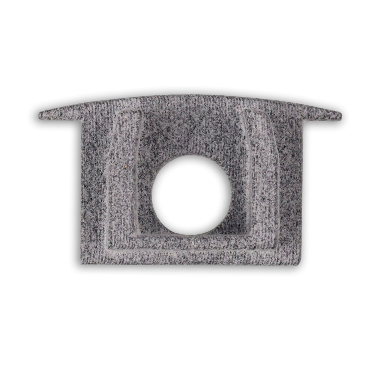 ISOLED Endkappe EC228 für Profil MAXI-EB V2, grau, gerade, mit Kabeldurchführung, 1 STK - 2