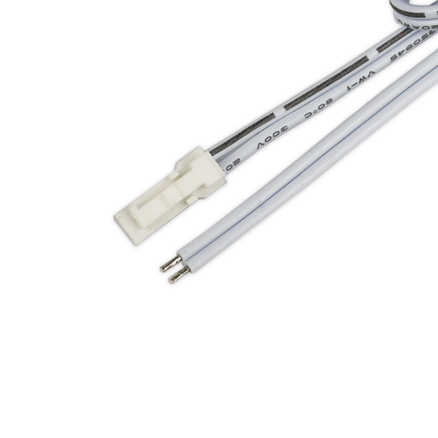 ISOLED MiniAMP Anschlussstecker male, 30cm, 2-polig, weiß, max. 3A - 1